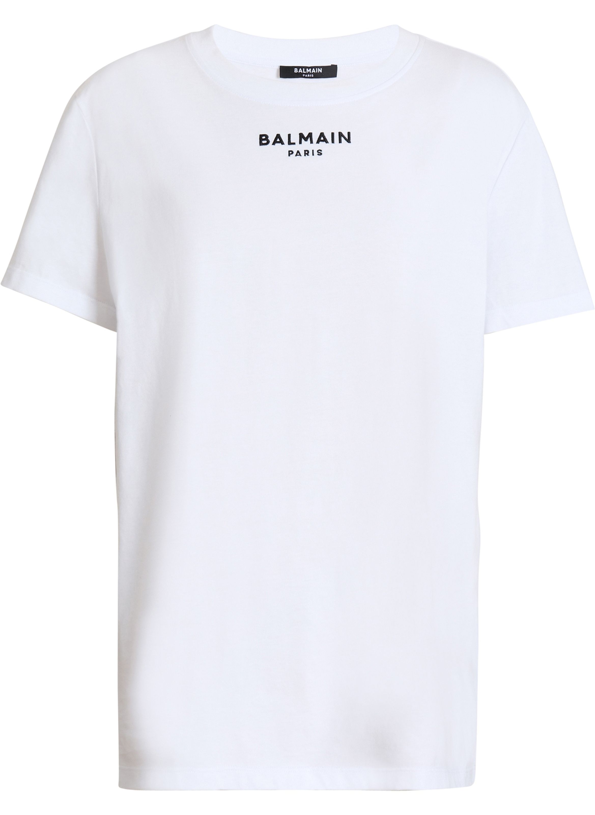 T-shirt balmain paris brodé BALMAIN Blanc
