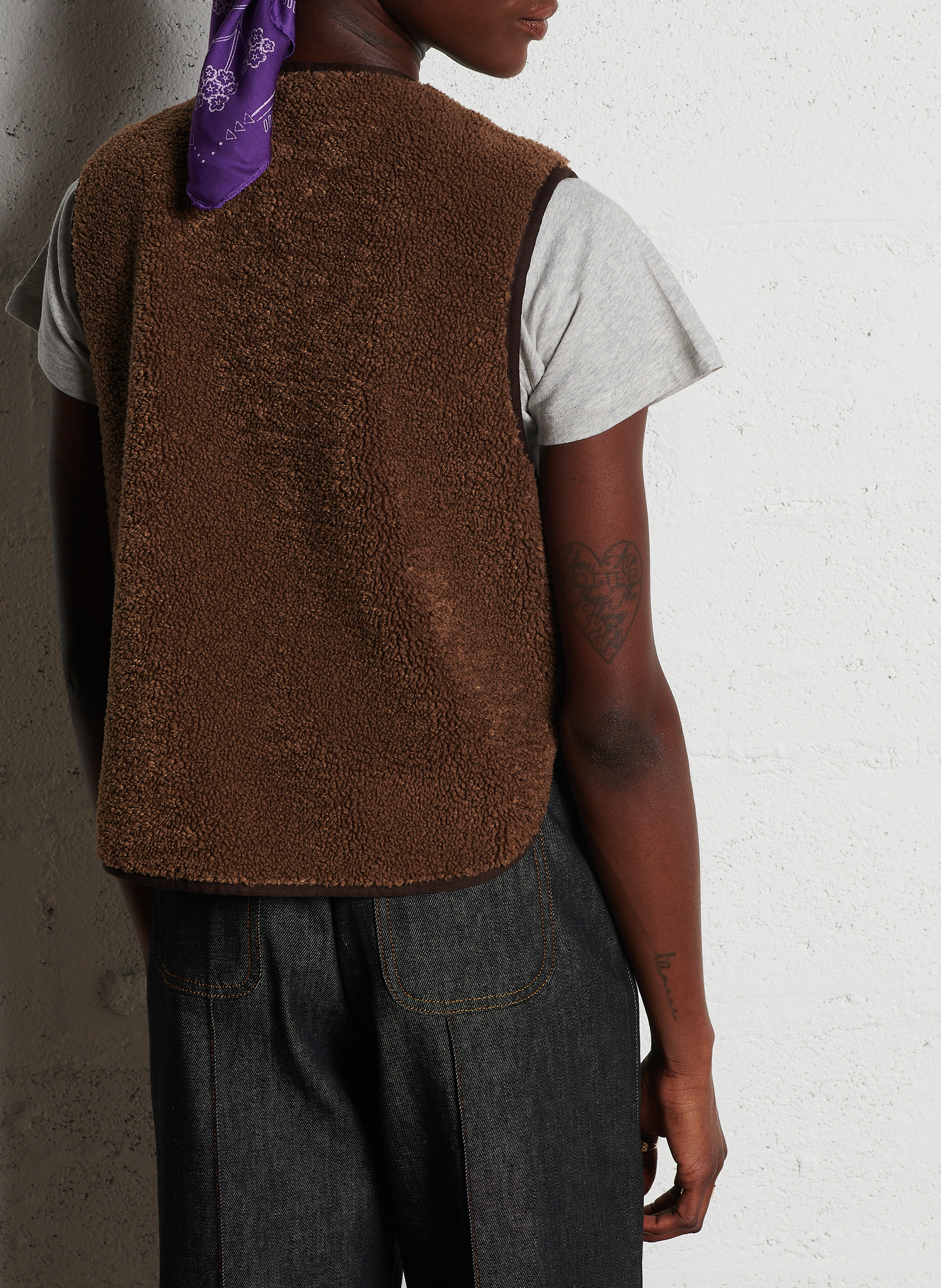 Jean denim brut en coton bio mélangé harry SOEUR Noir