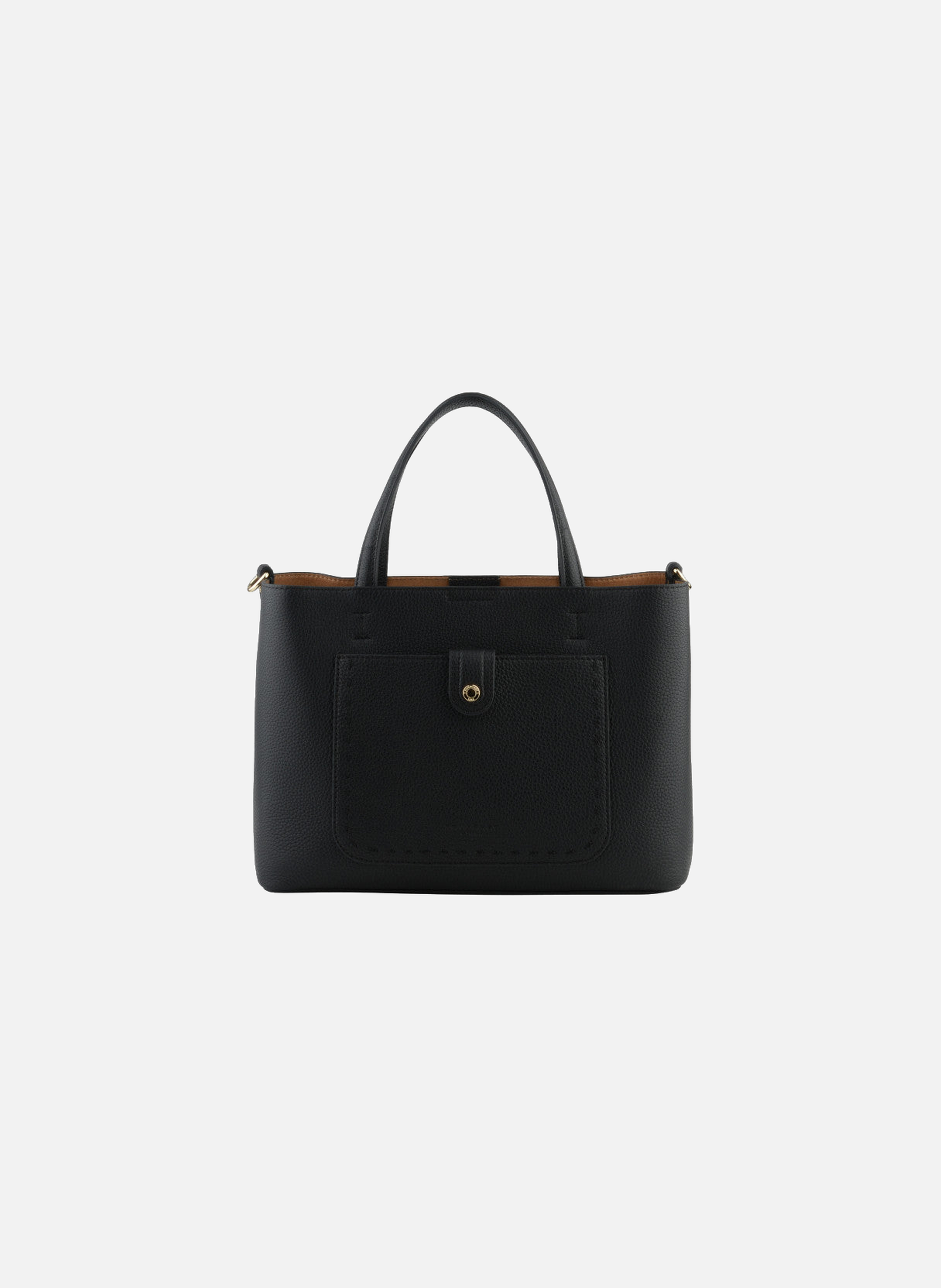 Bride soft | sac à main en cuir de vachette POURCHET Noir