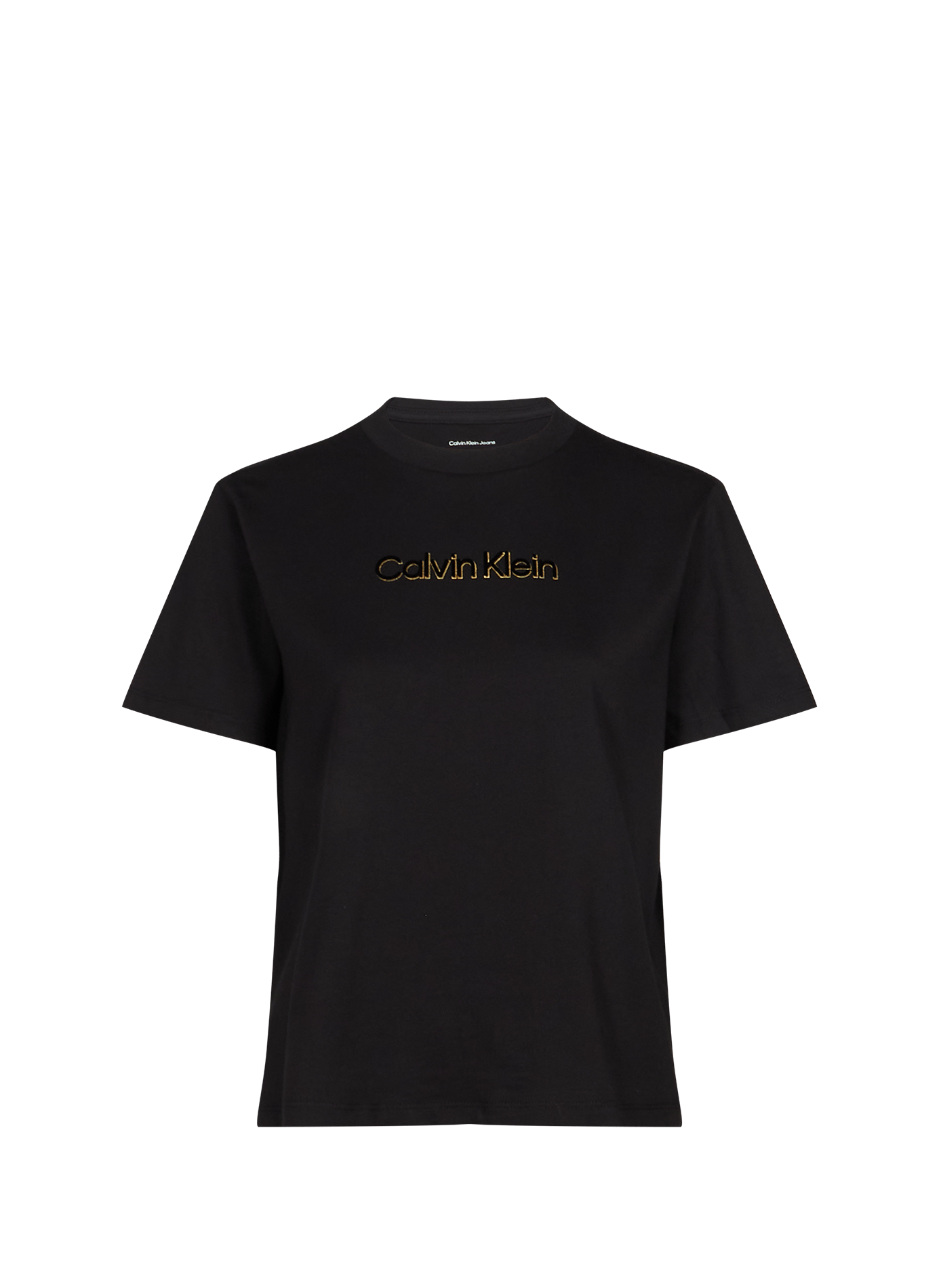 T-Shirt mit Logo aus Baumwolle CALVIN KLEIN Schwarz