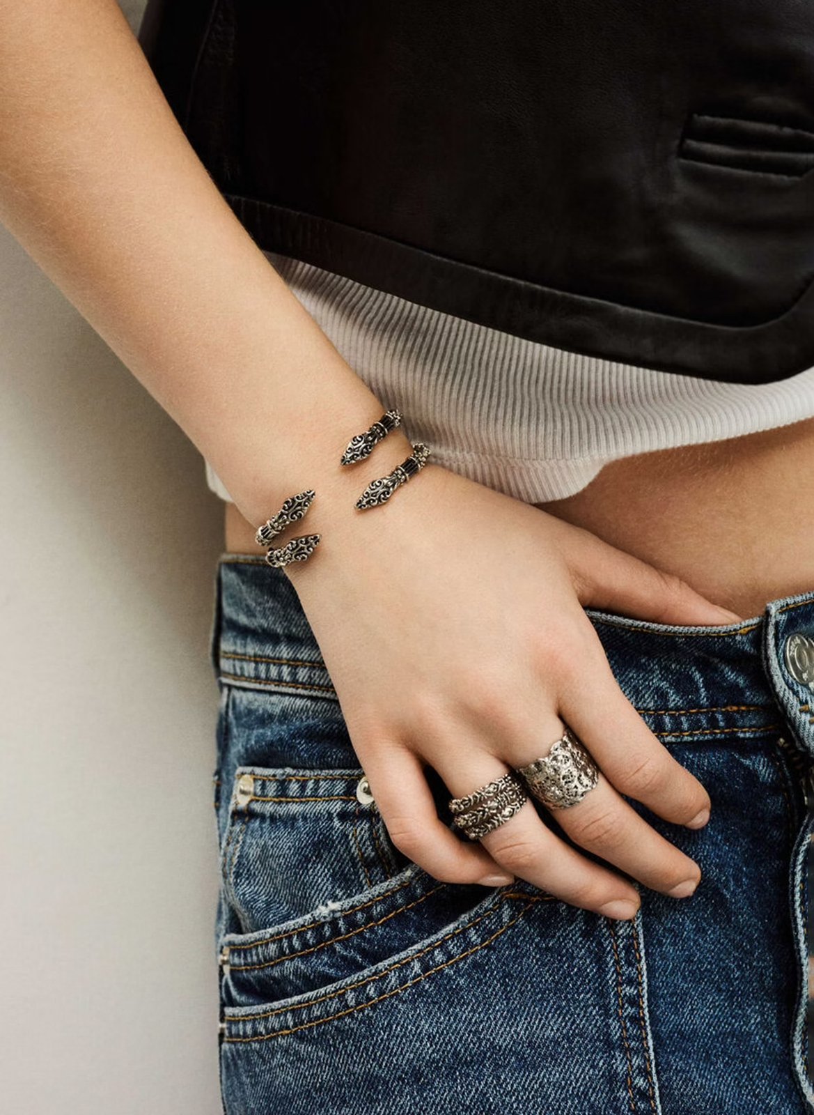 Matty bangle bracelet BA&SH Silver