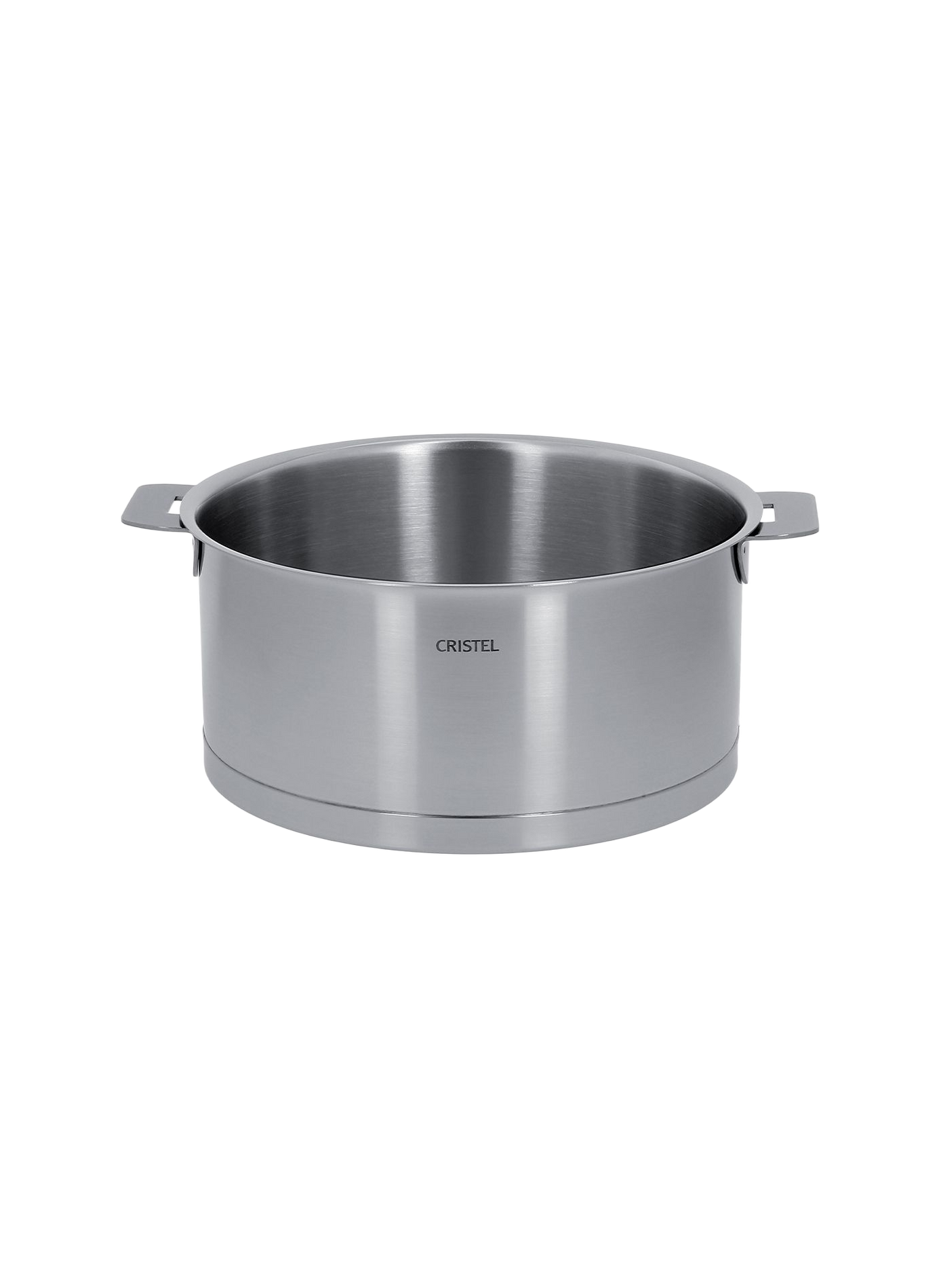 Casserole à poignée amovible en inox Strate CRISTEL Gris