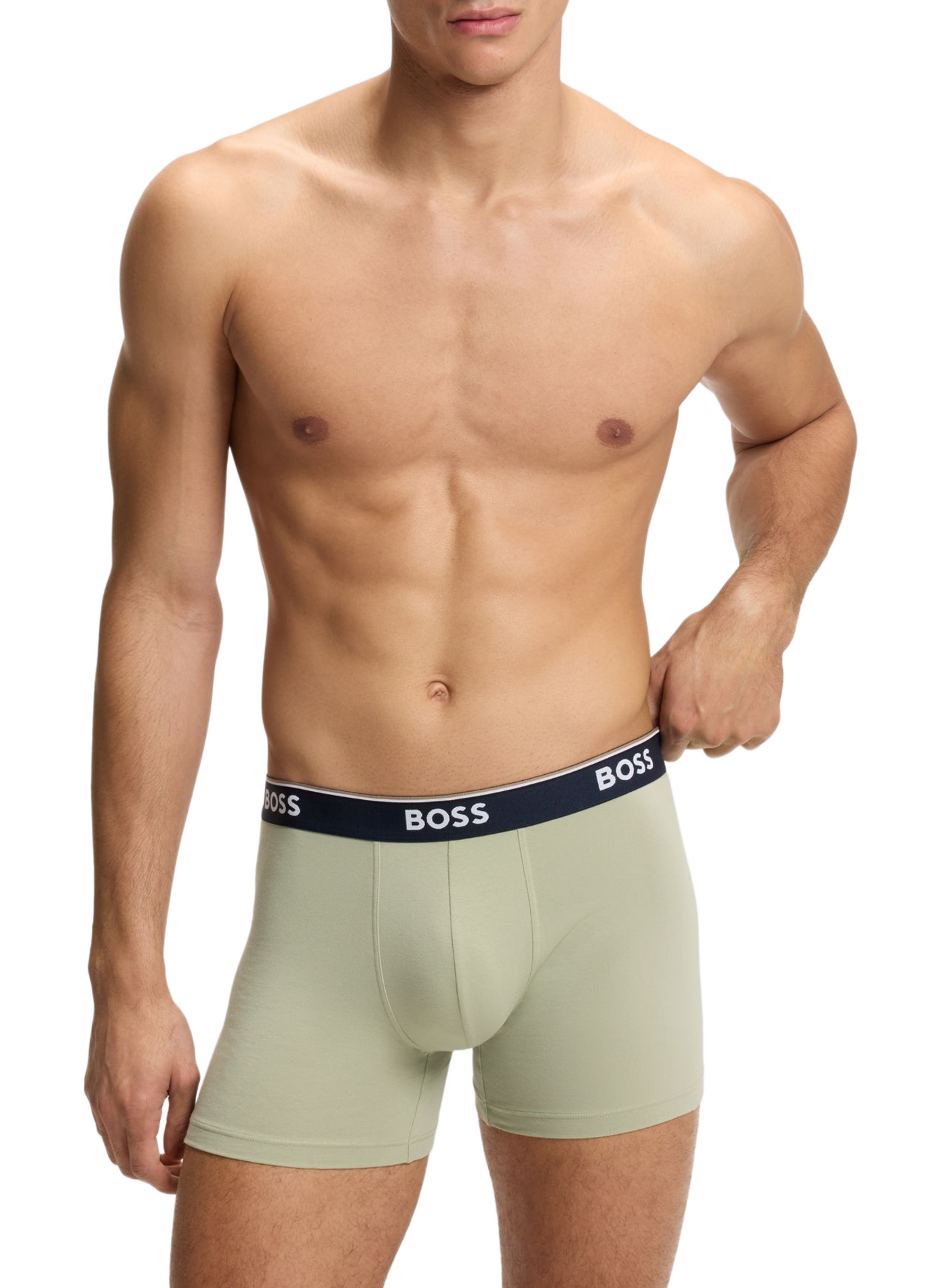 Lot de 3 boxers en coton BOSS Multicolore
