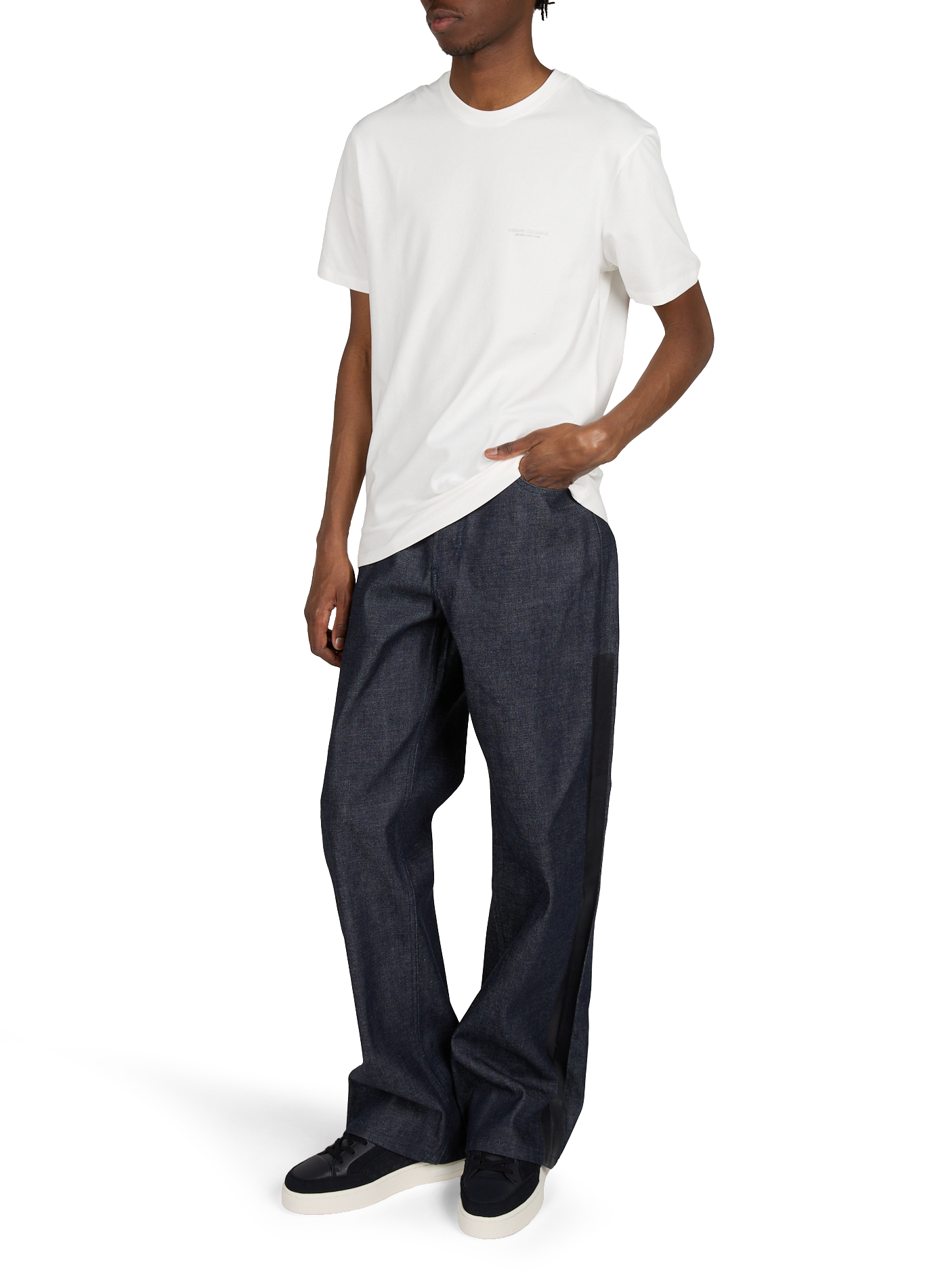 Cotton T-shirt ARMANI EXCHANGE White