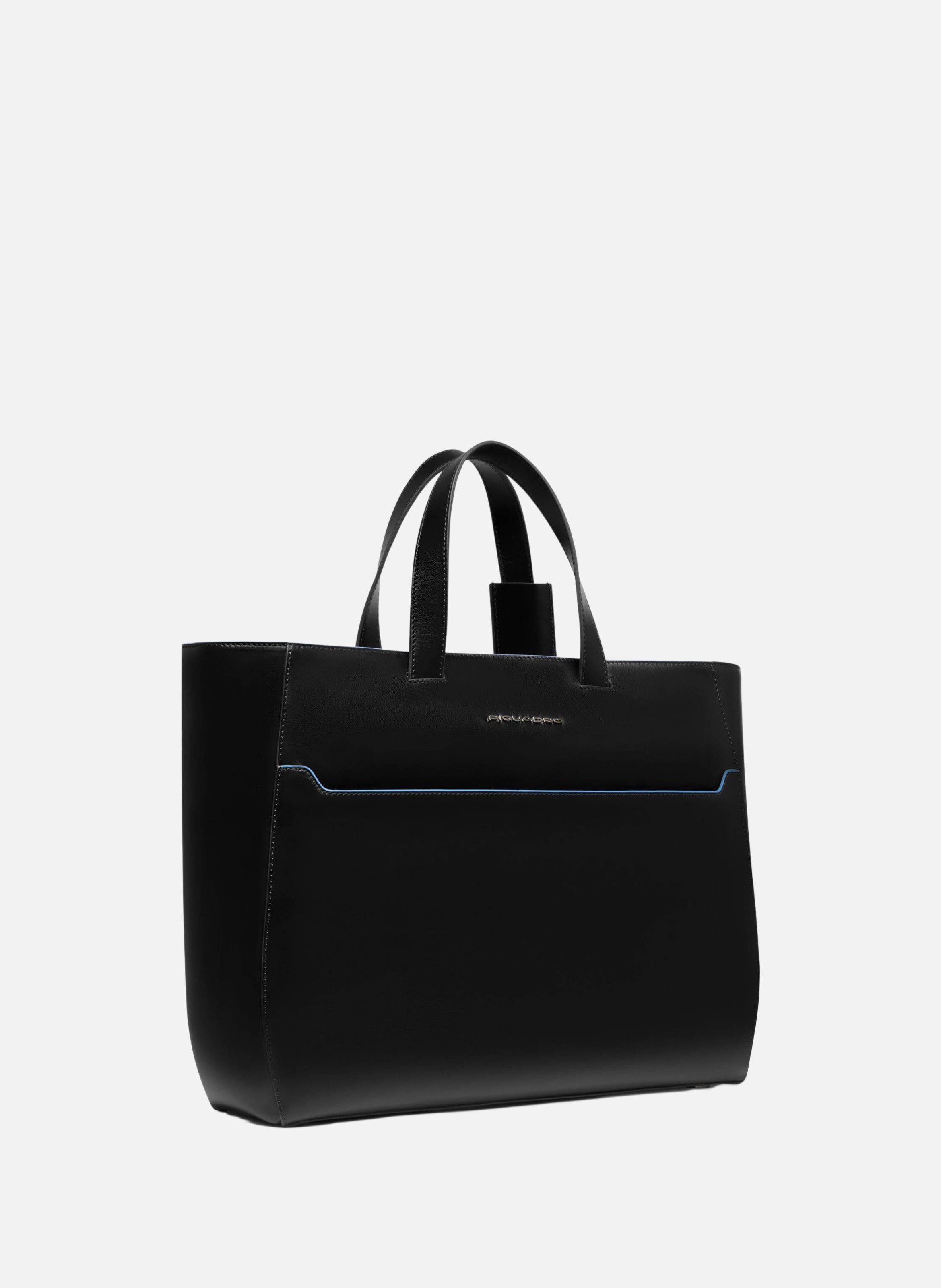Dame laptoptas 15,6" PIQUADRO Zwart