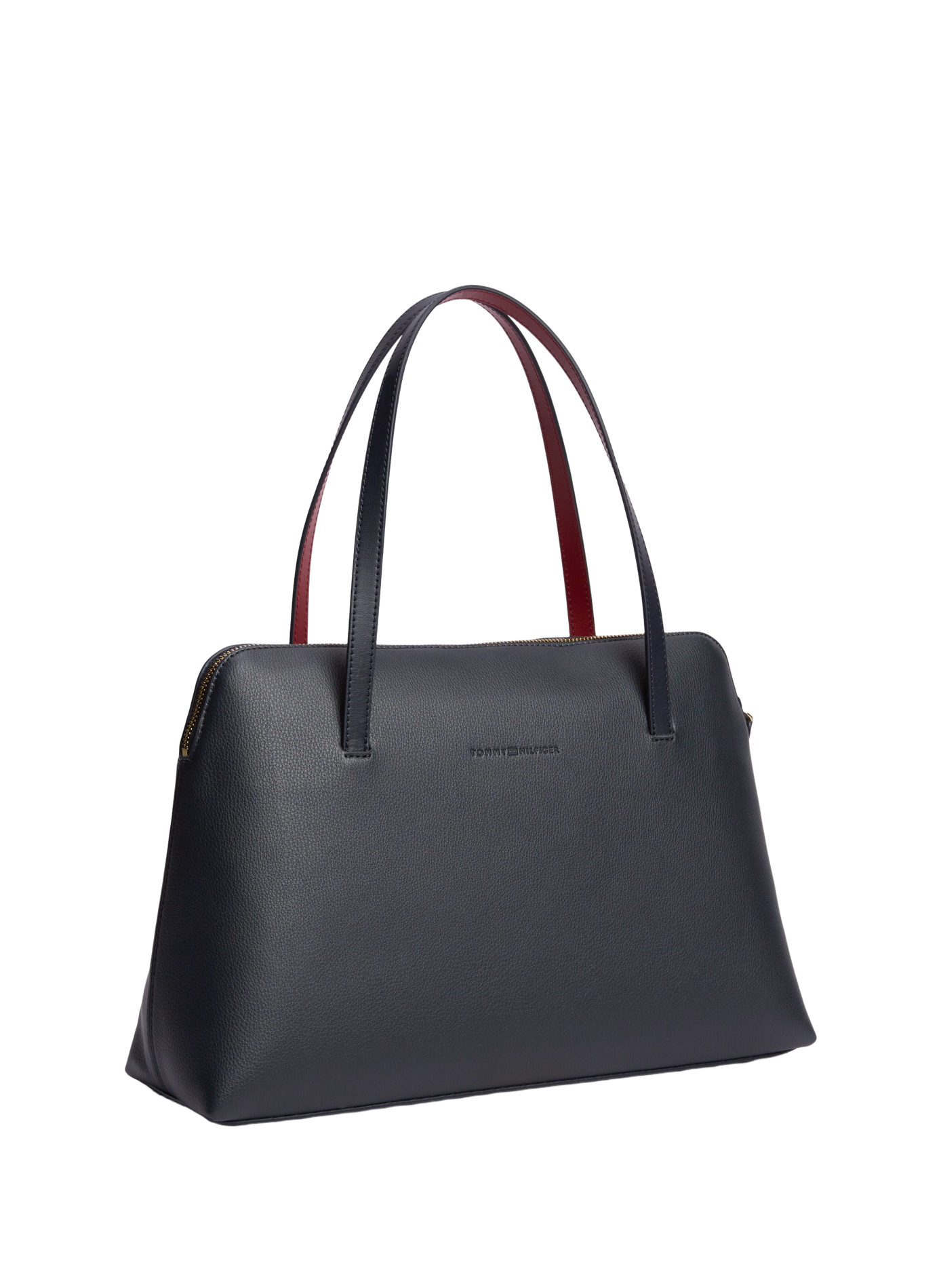 Plain zip-up shoulder bag TOMMY HILFIGER Blue