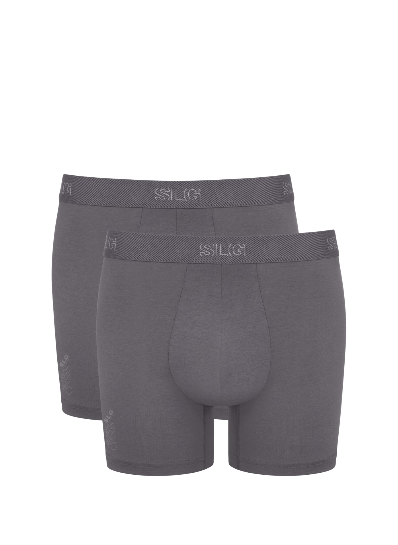 Set of two cotton-blend boxers SLOGGI Grey