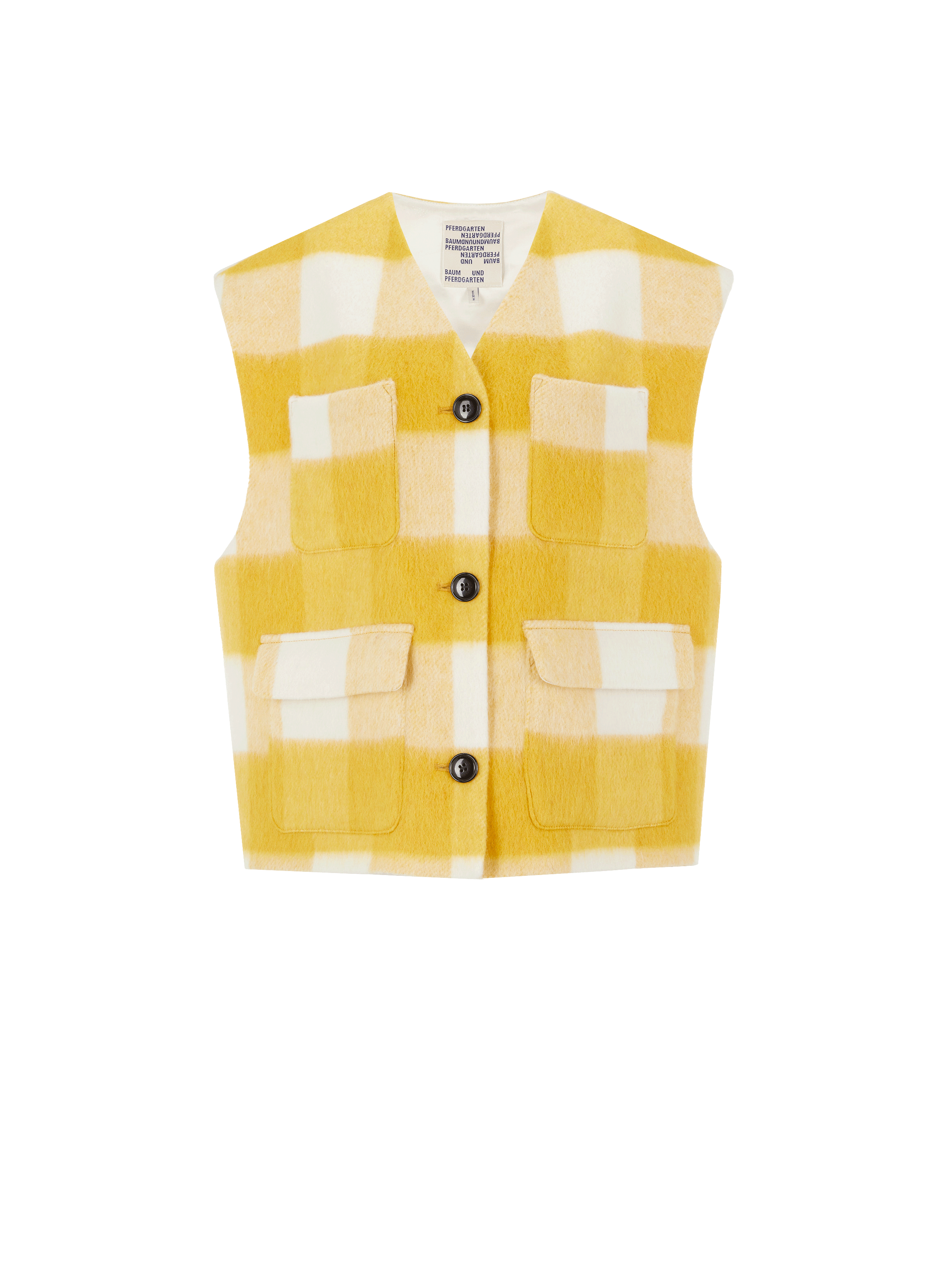 Gilet sans manches en laine recyclée