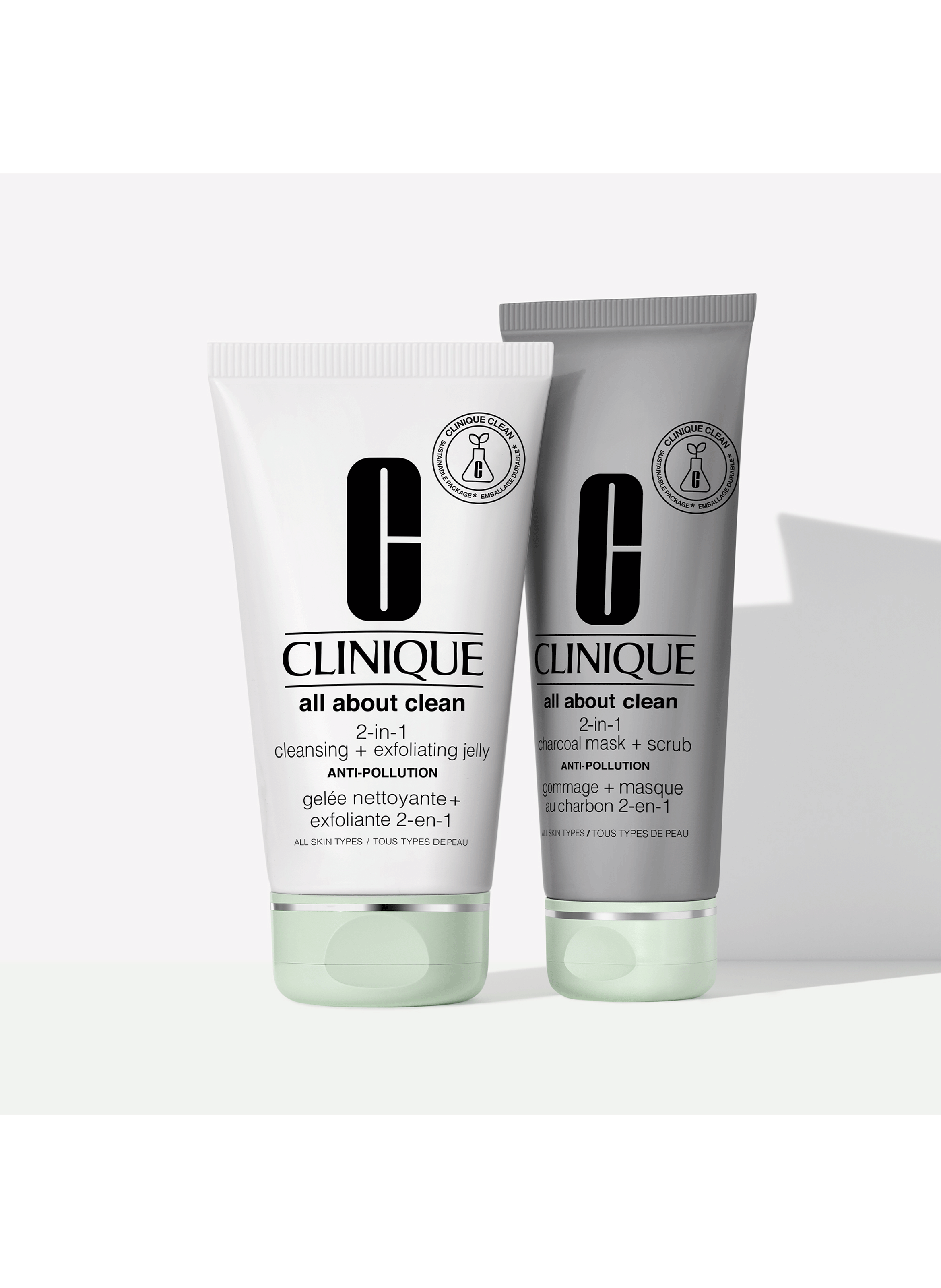 All About Clean -  Gommage + Masque Au Charbon 2-en-1 CLINIQUE No color