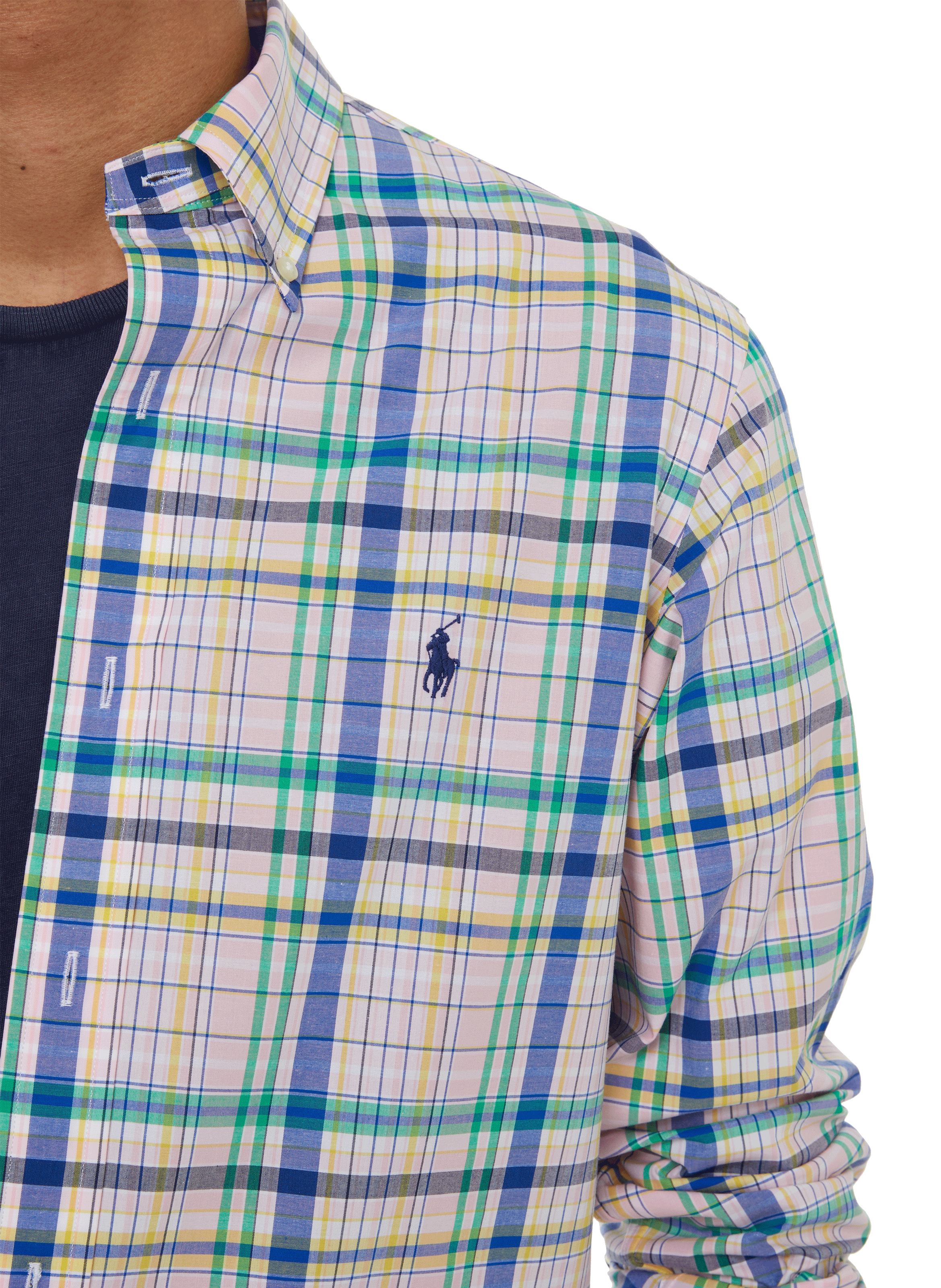 Stretch cotton check shirt POLO RALPH LAUREN Multicolour