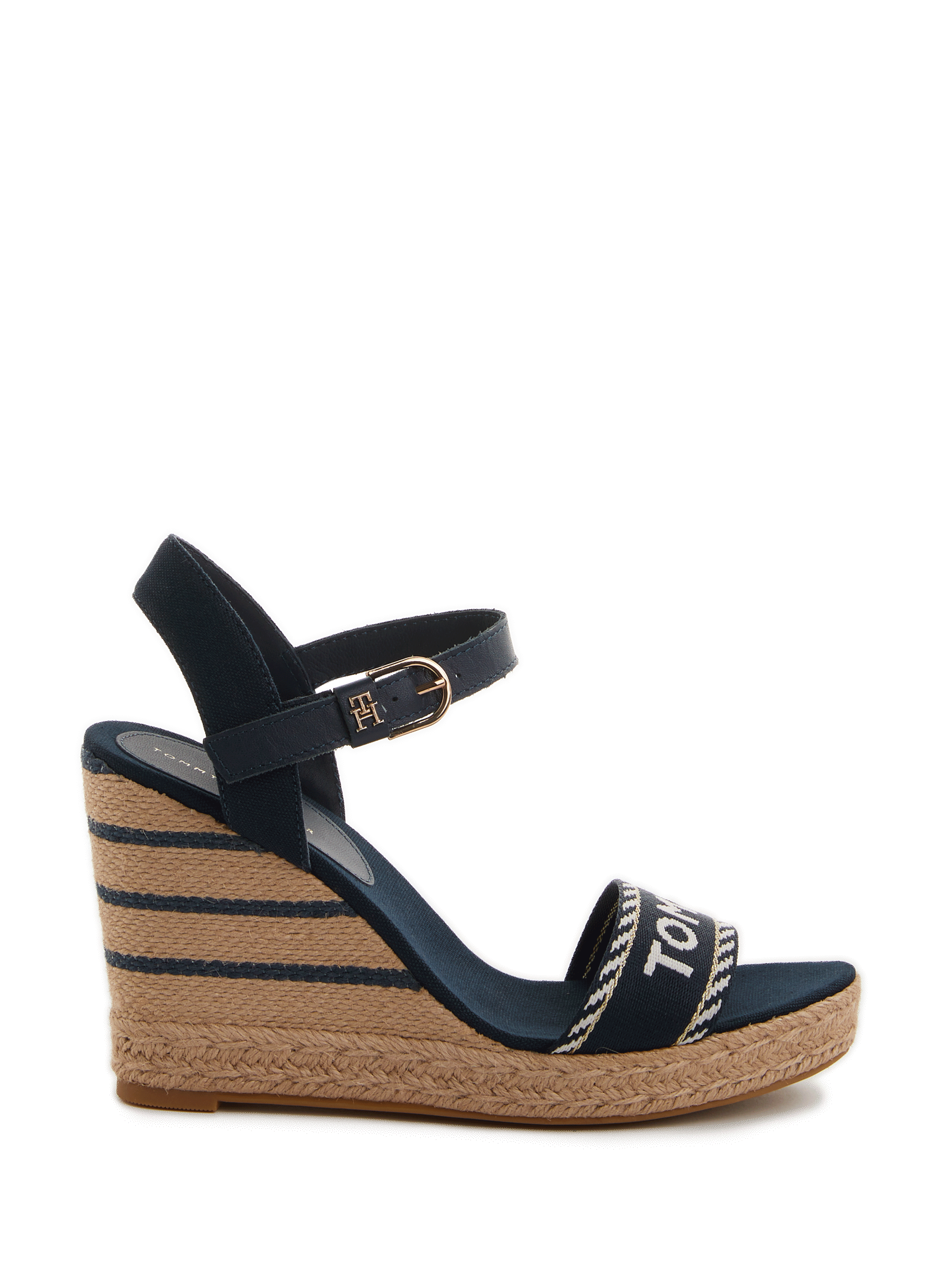 tommy hilfiger sandales à talon compensé elena