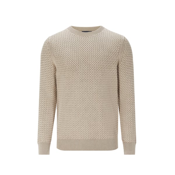 Pull en maille torsadée