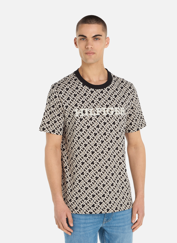 TOMMY HILFIGER T-shirt à motif en coton  Multicolore