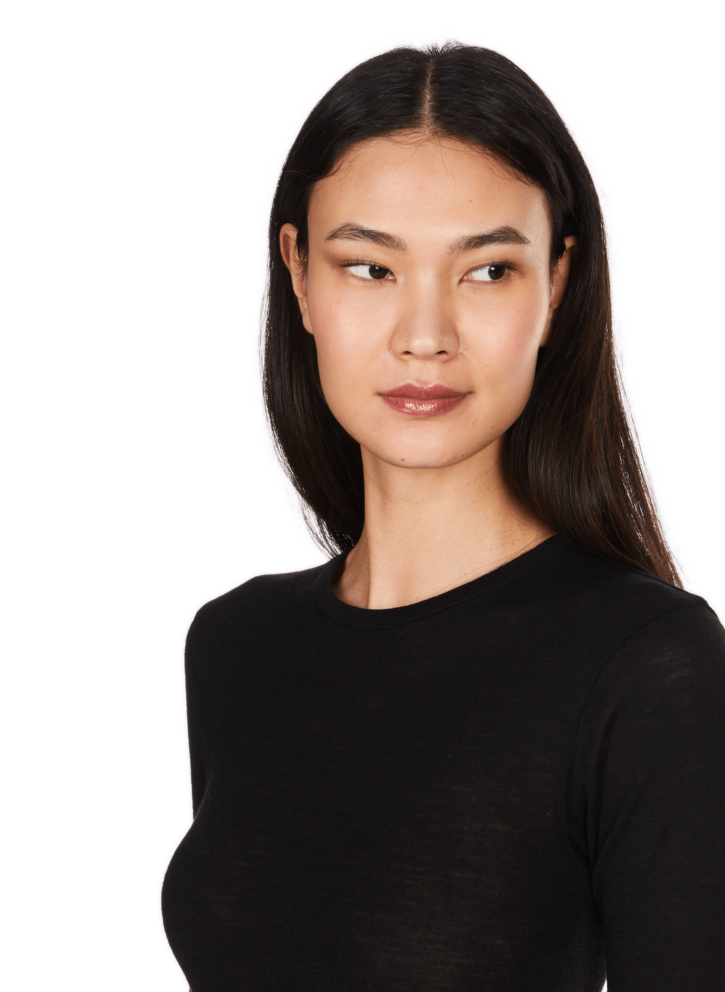 T-shirt Ucos col rond en laine SAISON 1865 Noir