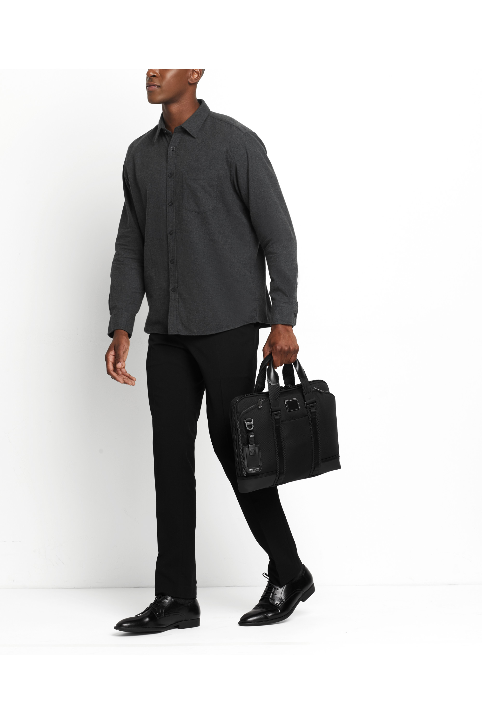 Alpha bravo briefcase taille s TUMI Noir
