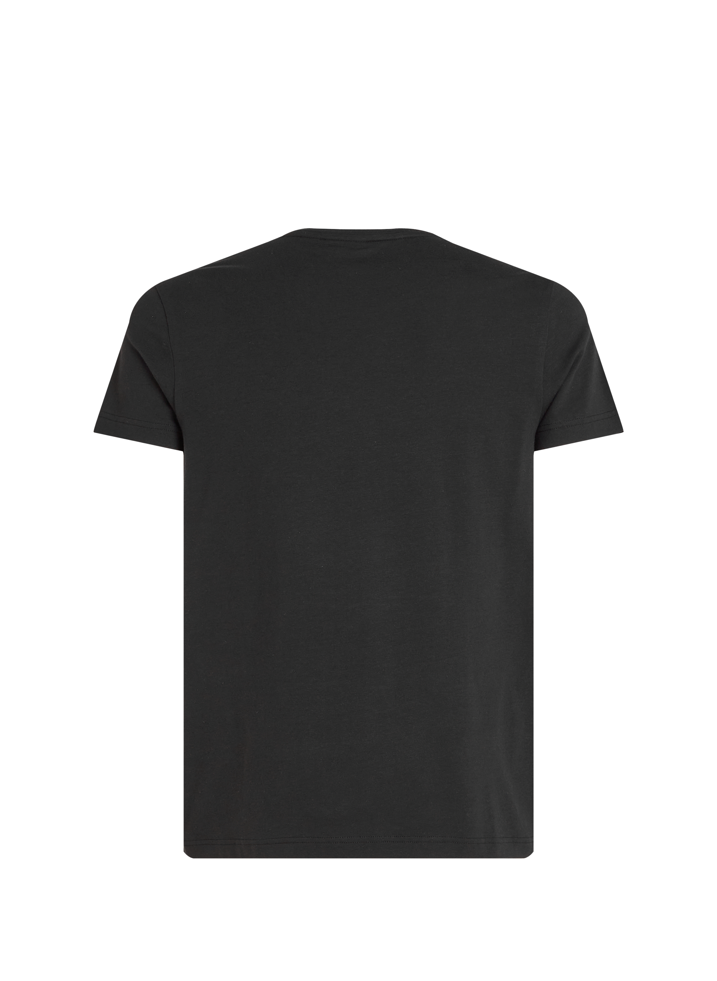 T-shirt slim en coton CALVIN KLEIN Noir