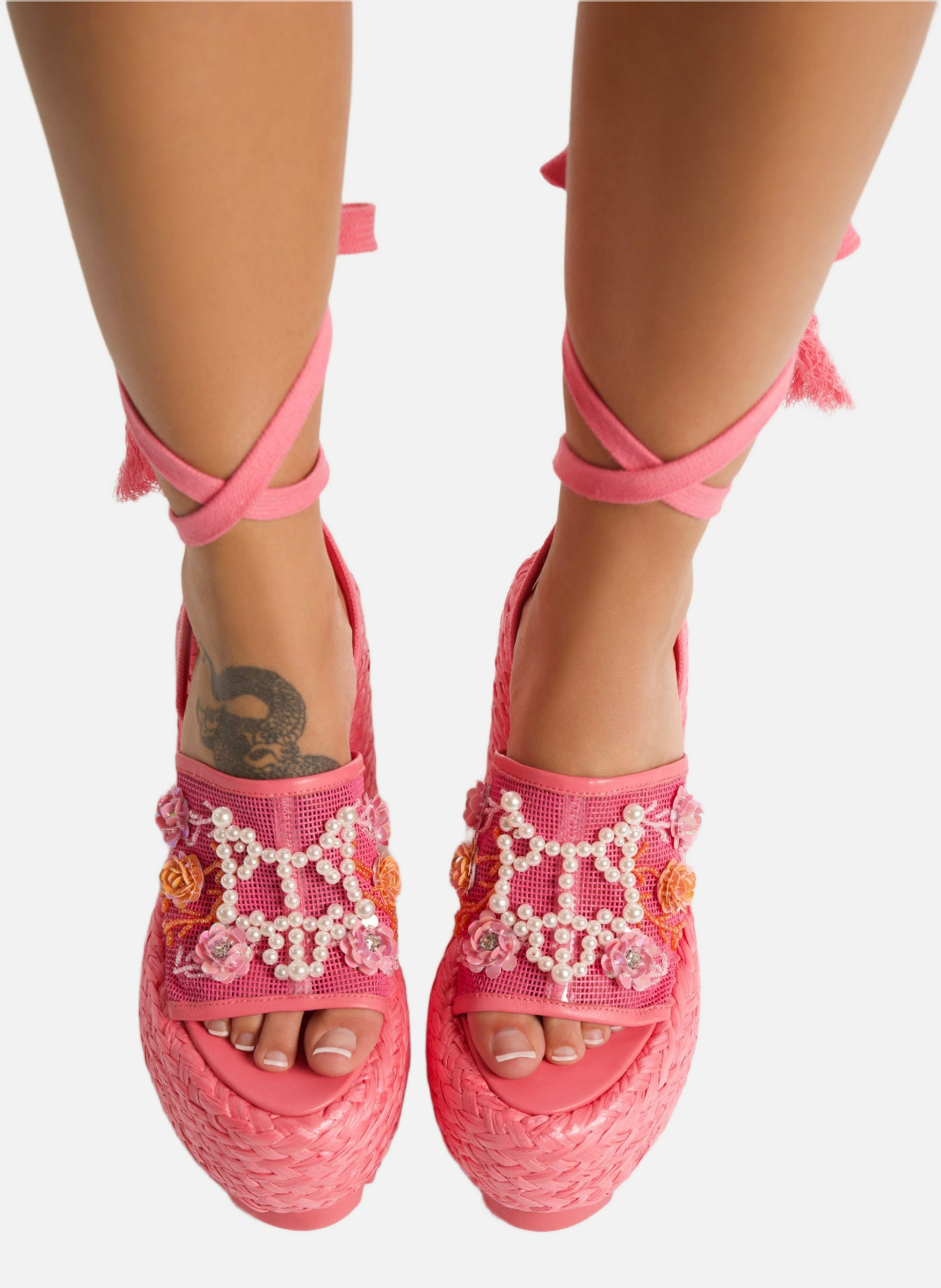 Escarpins bluebell NAKED WOLFE Rose