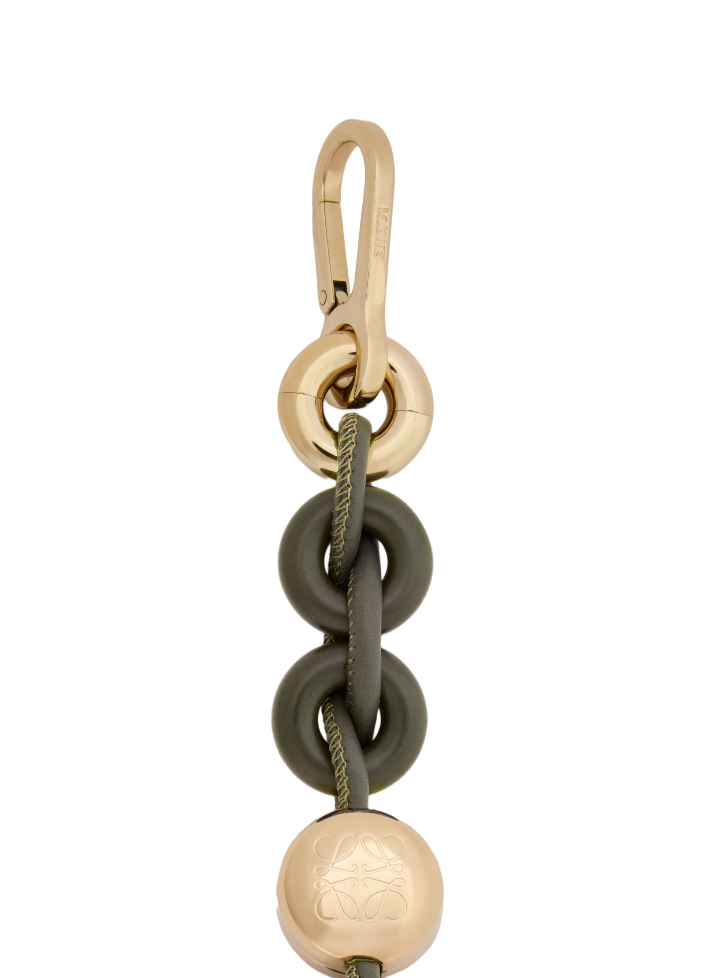 Leather Donut Shoulder Strap LOEWE Khaki