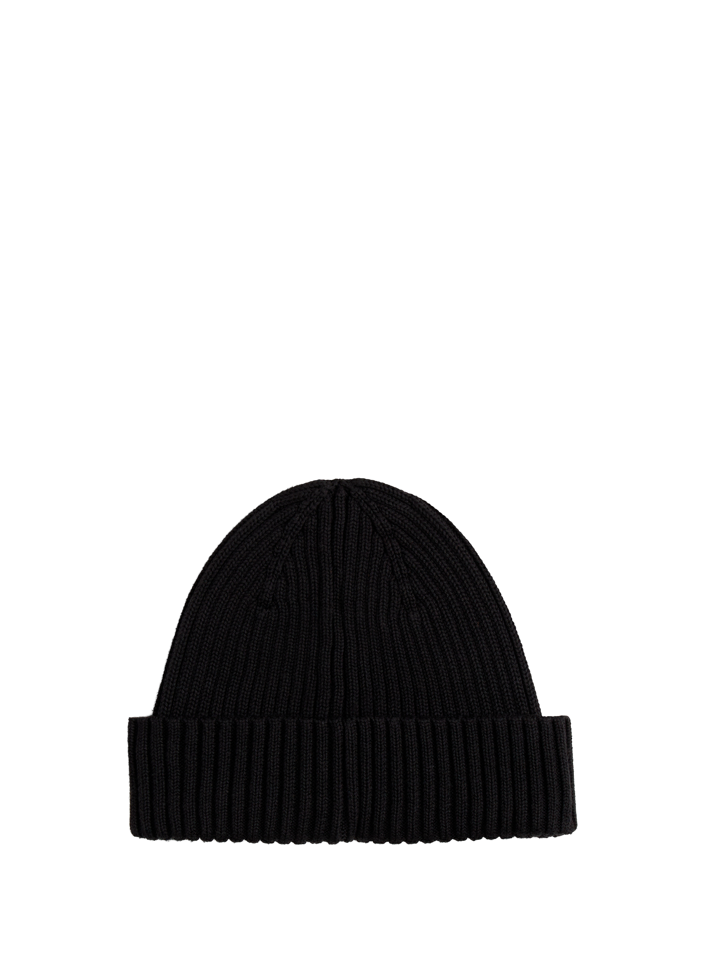 Heritage Ribbed Logo Beanie TOMMY HILFIGER Black
