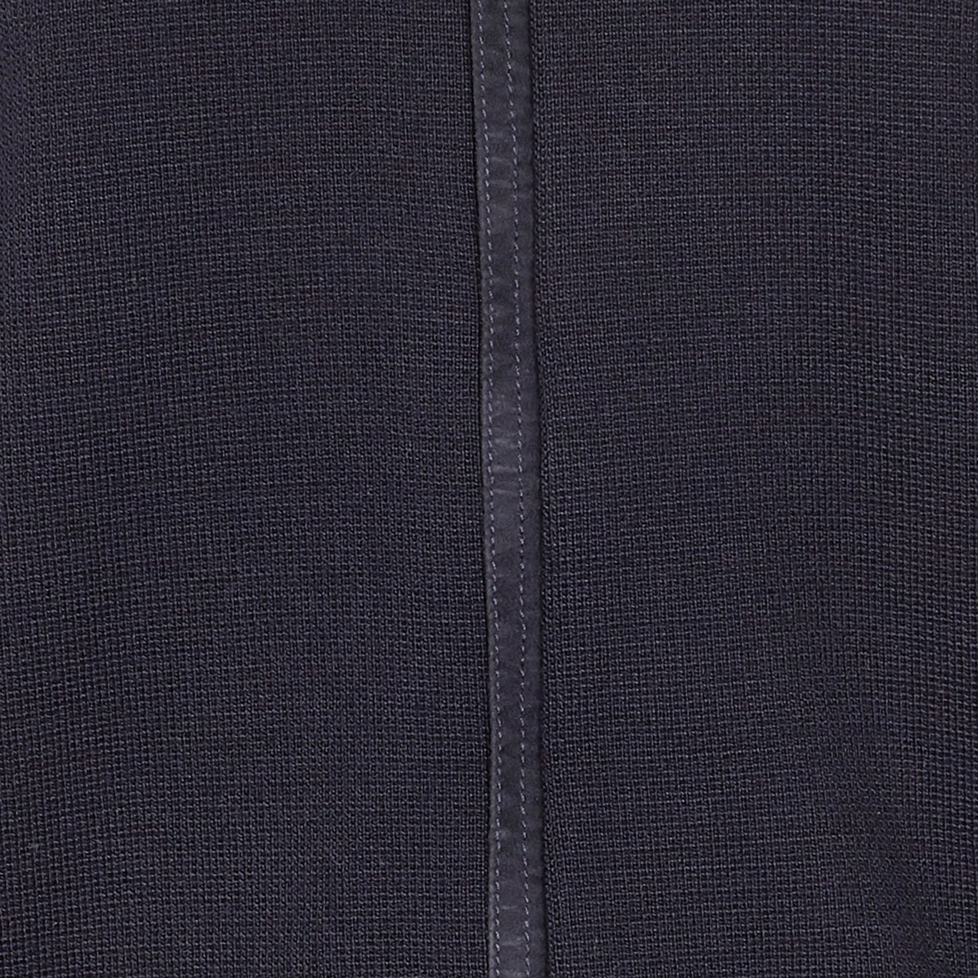 Gilet zippé à coudières en laine mélangée ARMOR-LUX Bleu