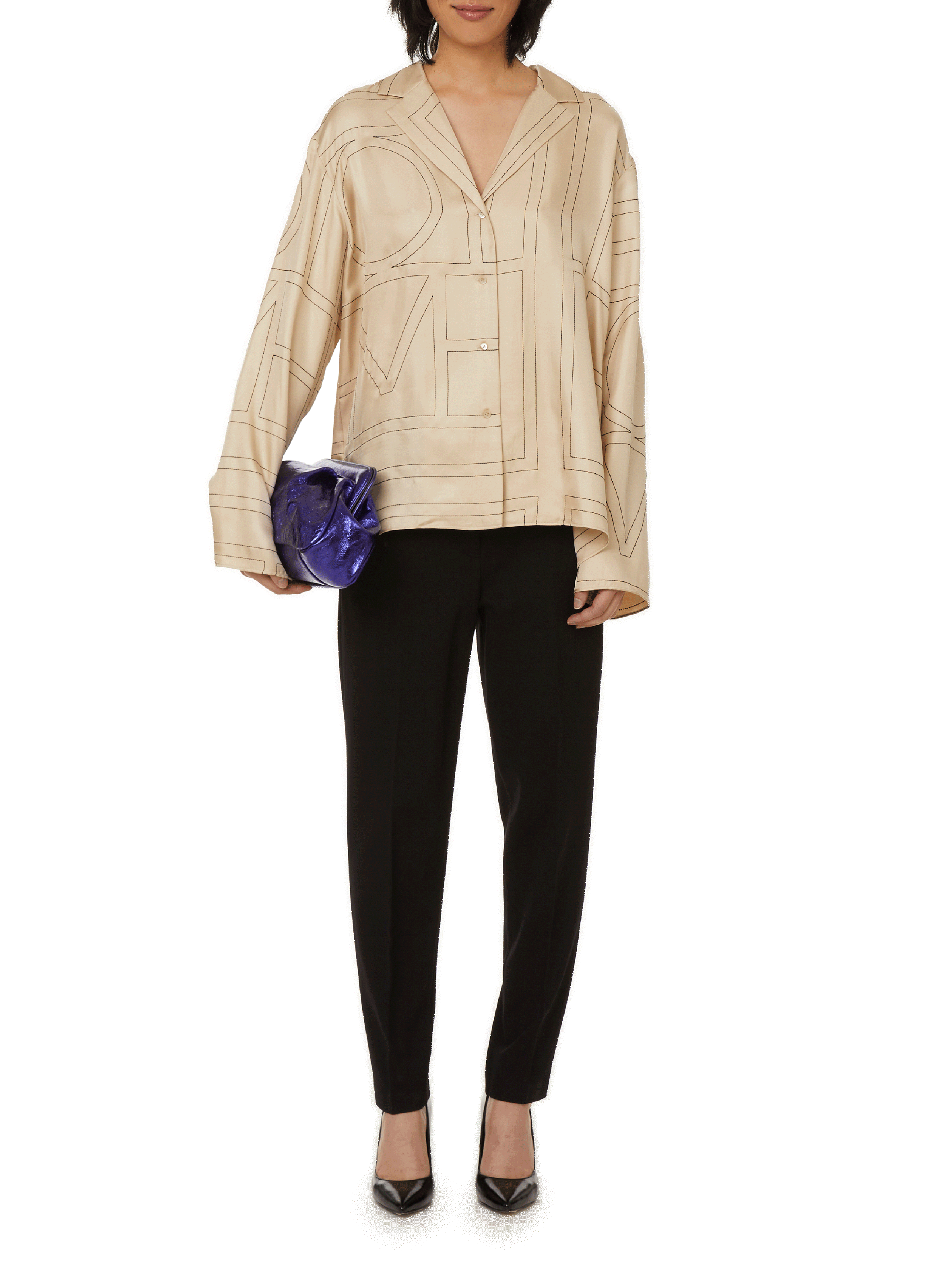 Silk shirt TOTEME Beige