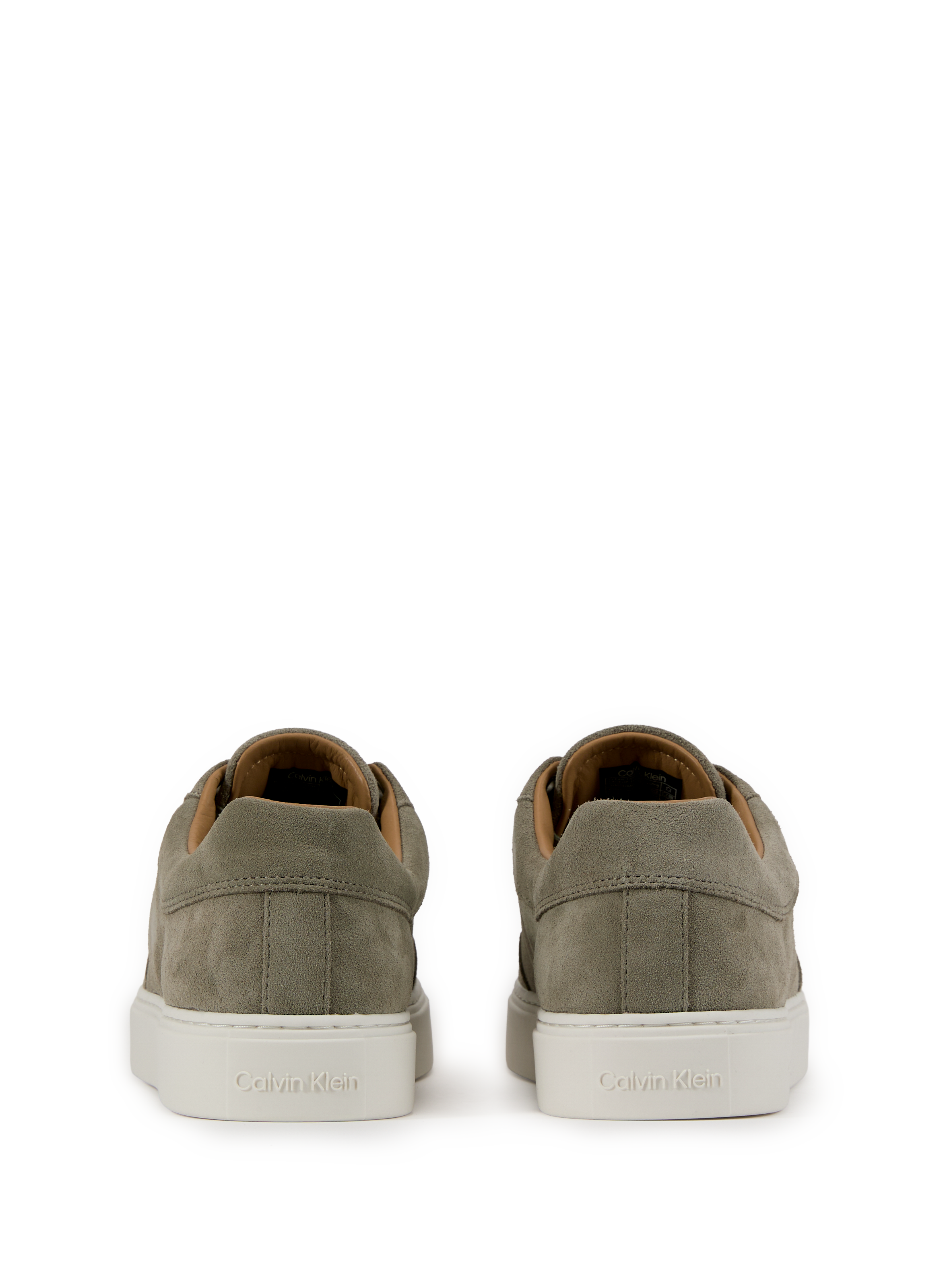 Leather sneakers CALVIN KLEIN Green