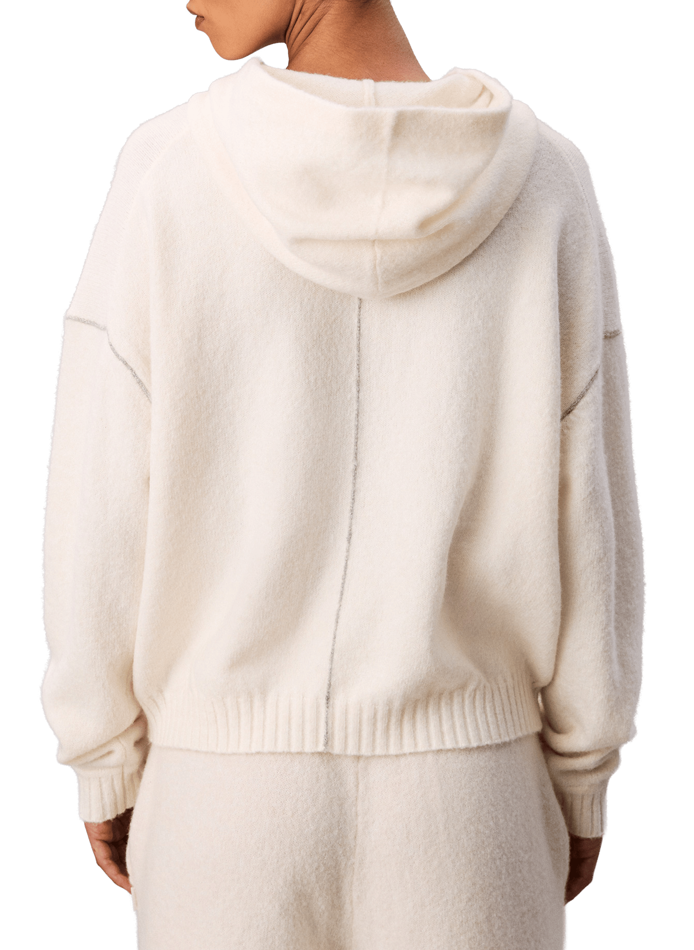 Straight Hooded Sweater CALVIN KLEIN Beige