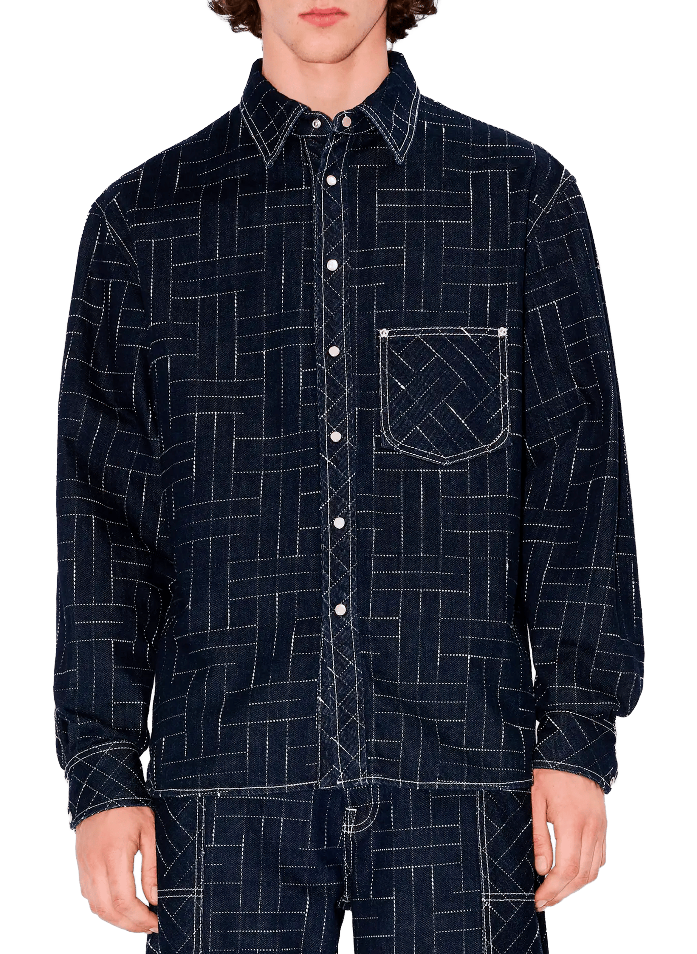 KENZO Chemise en jean Bleu