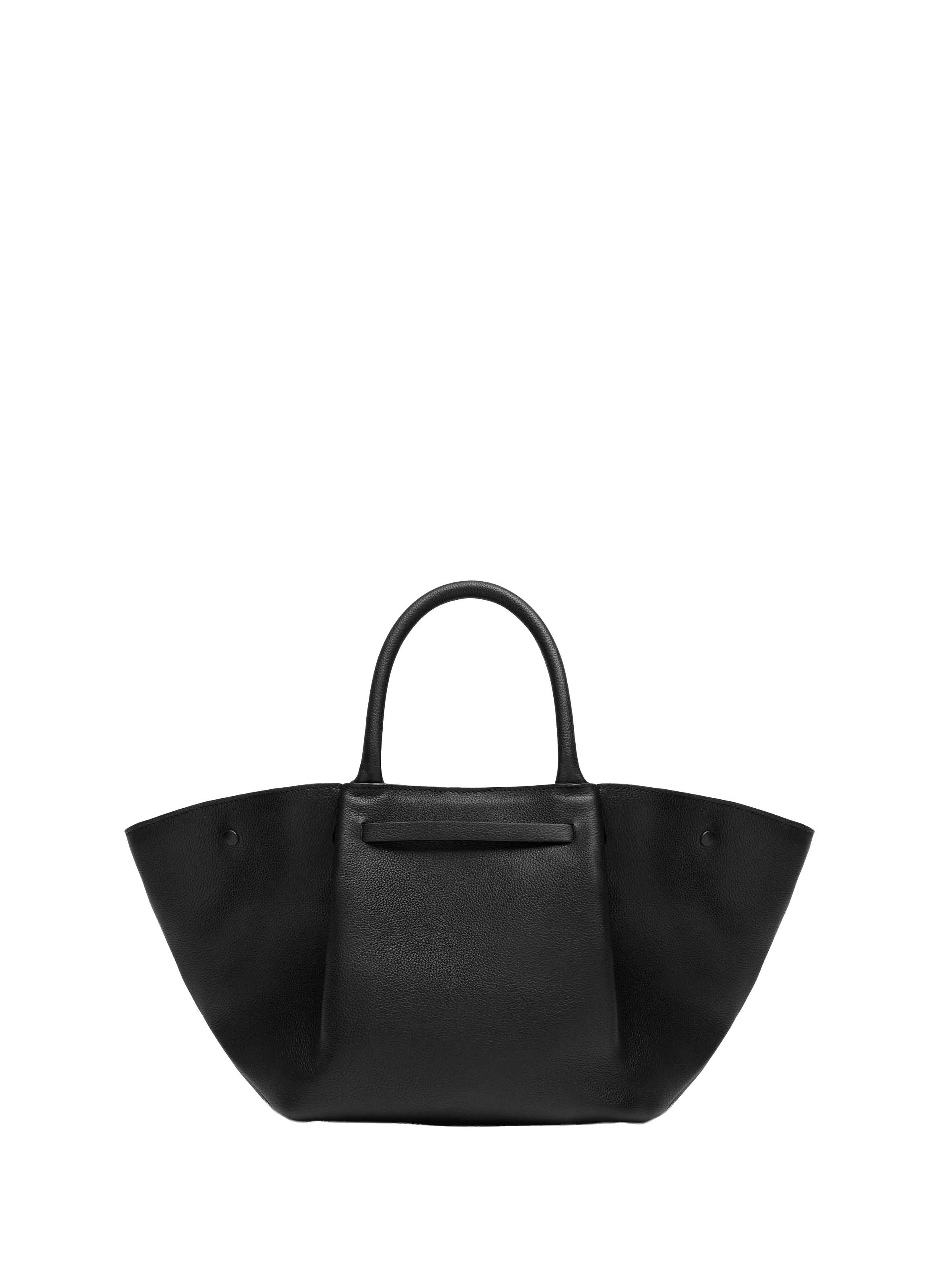 Sac à main Midi New York en cuir et coton DEMELLIER LONDON Noir