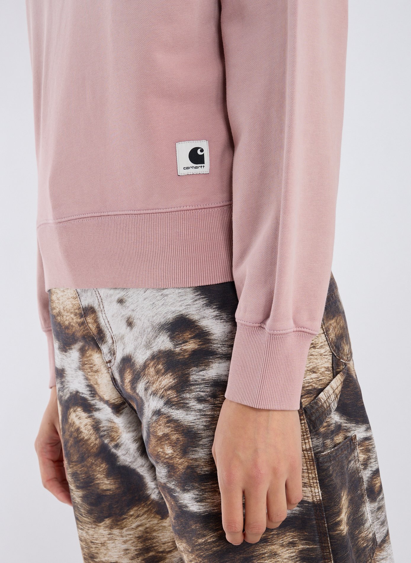 Sweatshirt en coton CARHARTT WIP Rose