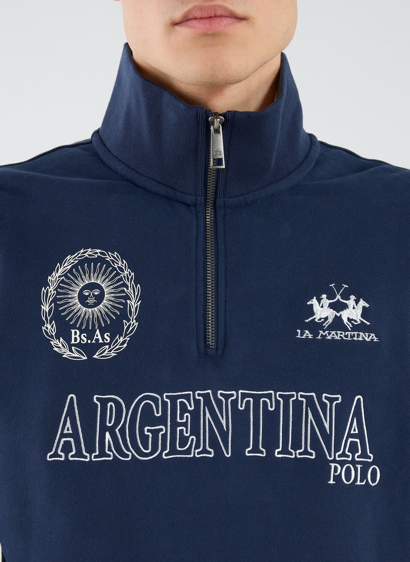 Sweatshirt en coton LA MARTINA Bleu