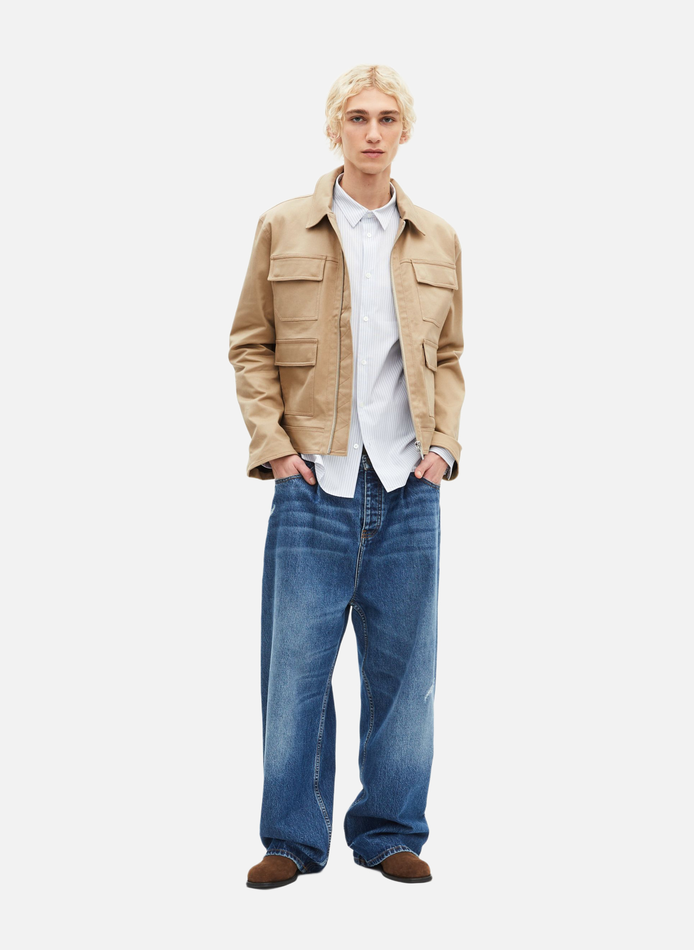 Blouson en coton THE KOOPLES Beige