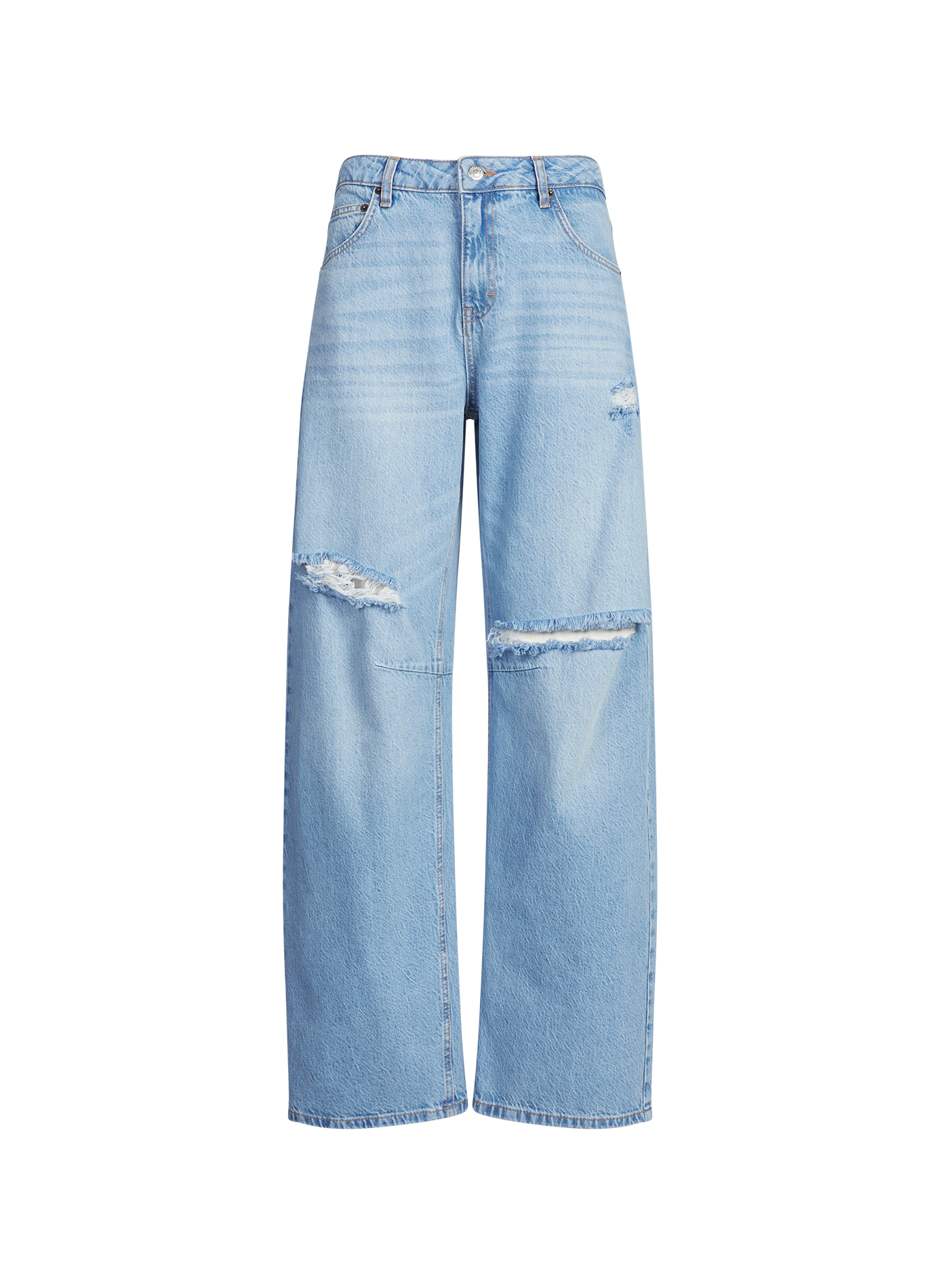 Jean barrel Tsnora en coton TOPSHOP Blue