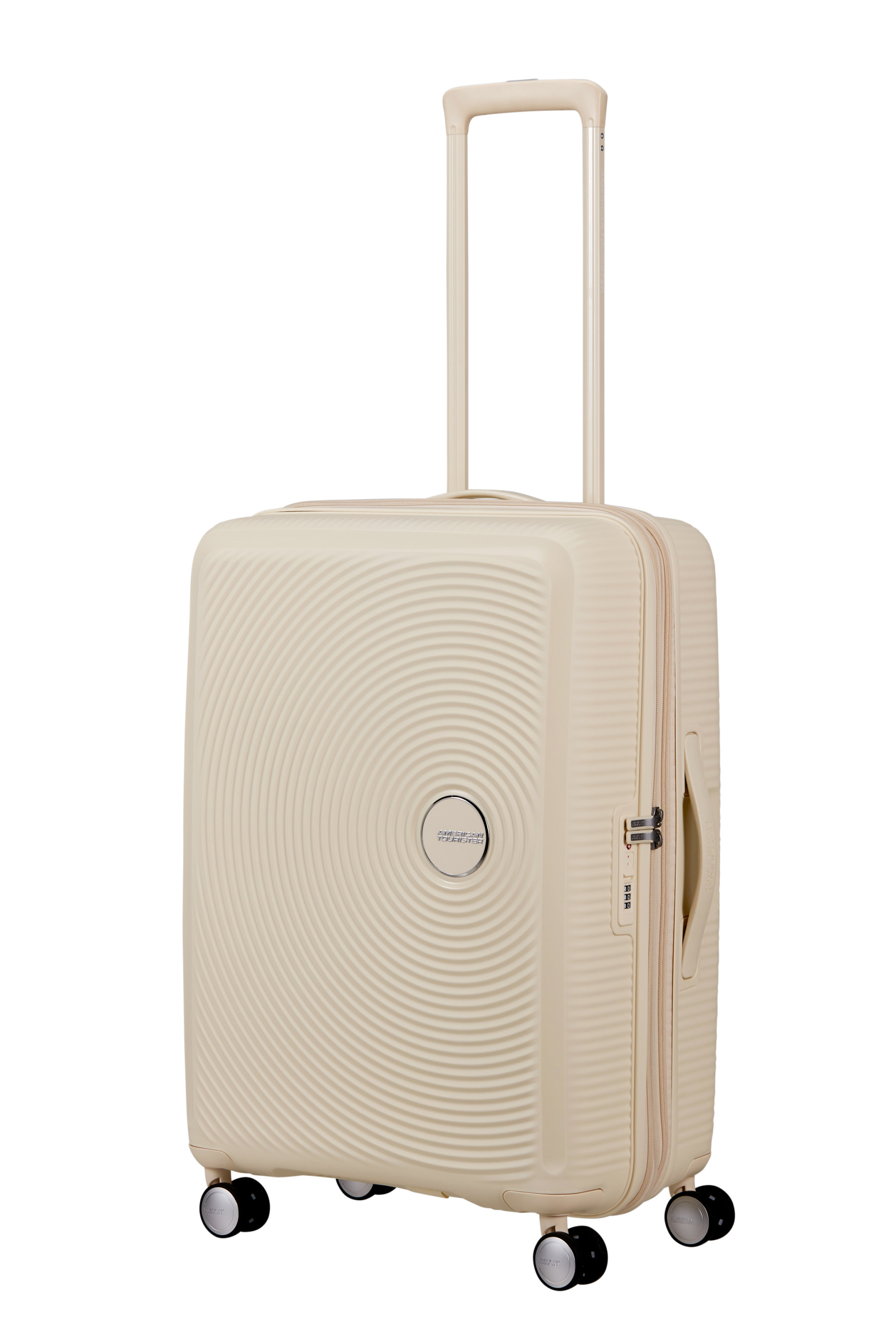 Soundbox valise 4 roues taille m AMERICAN TOURISTER Beige