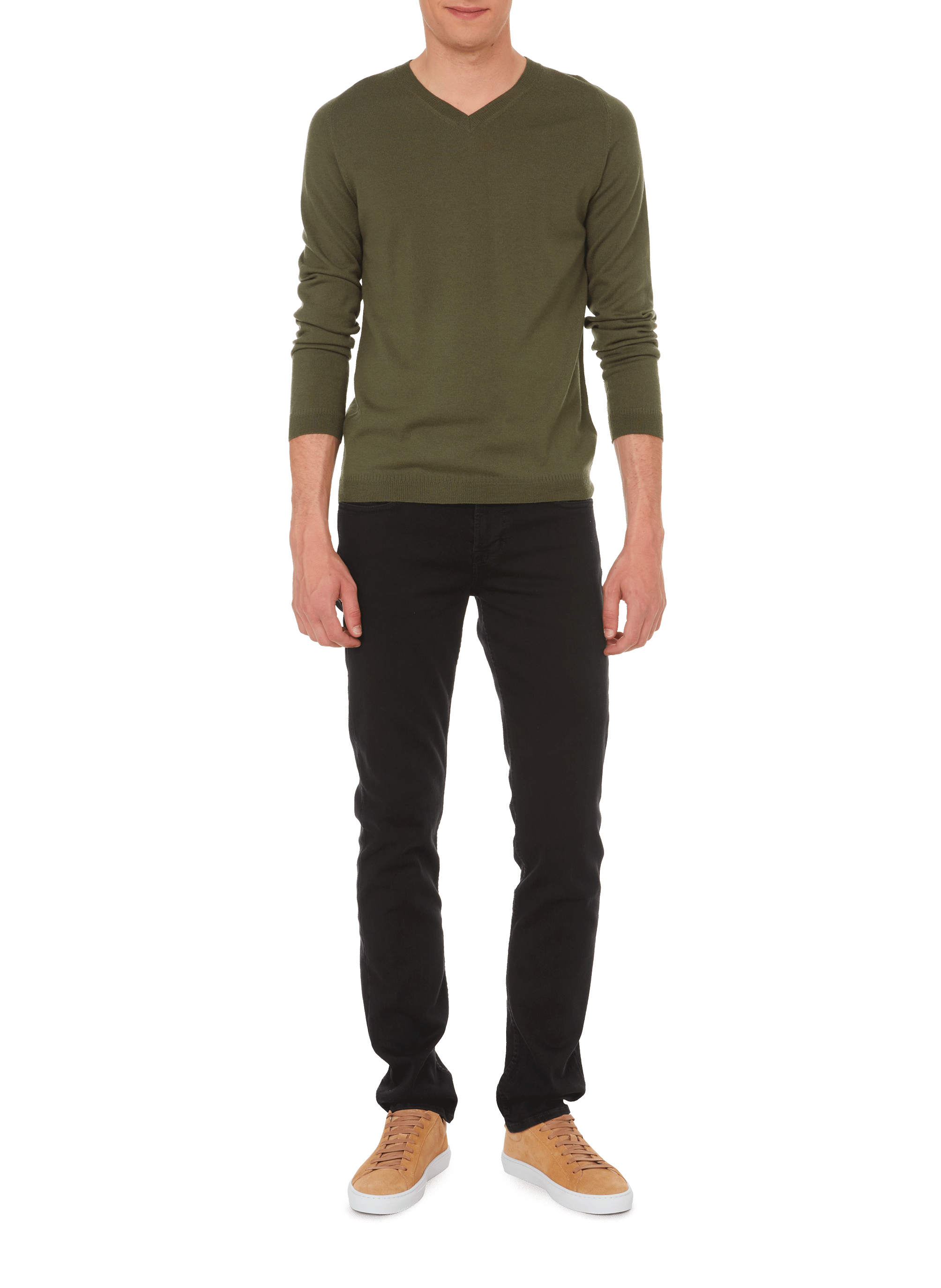 Merino wool jumper AU PRINTEMPS PARIS Green