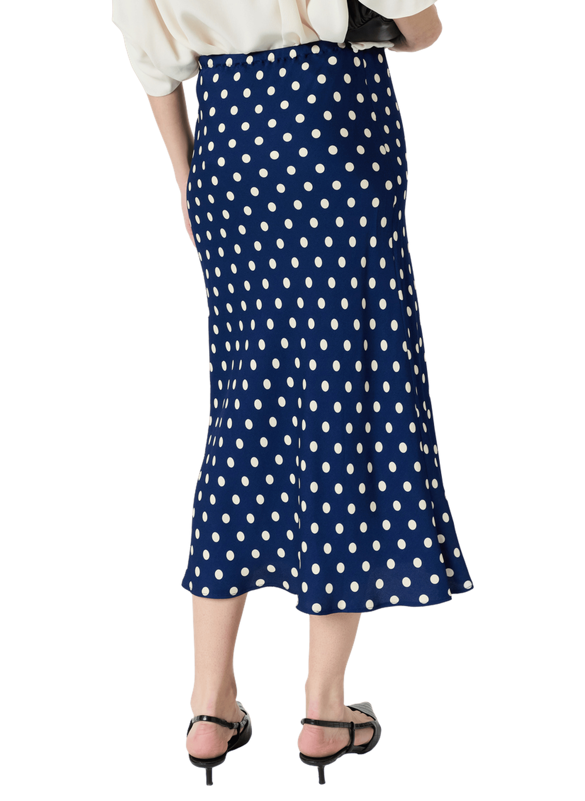 Jupe sirène à pois - jolana GERARD DAREL Bleu