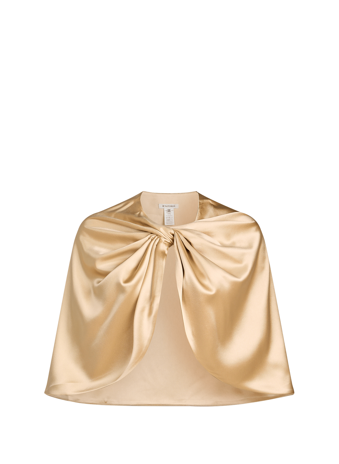 Satin Cape by Pinlos BY MALENE BIRGER Beige
