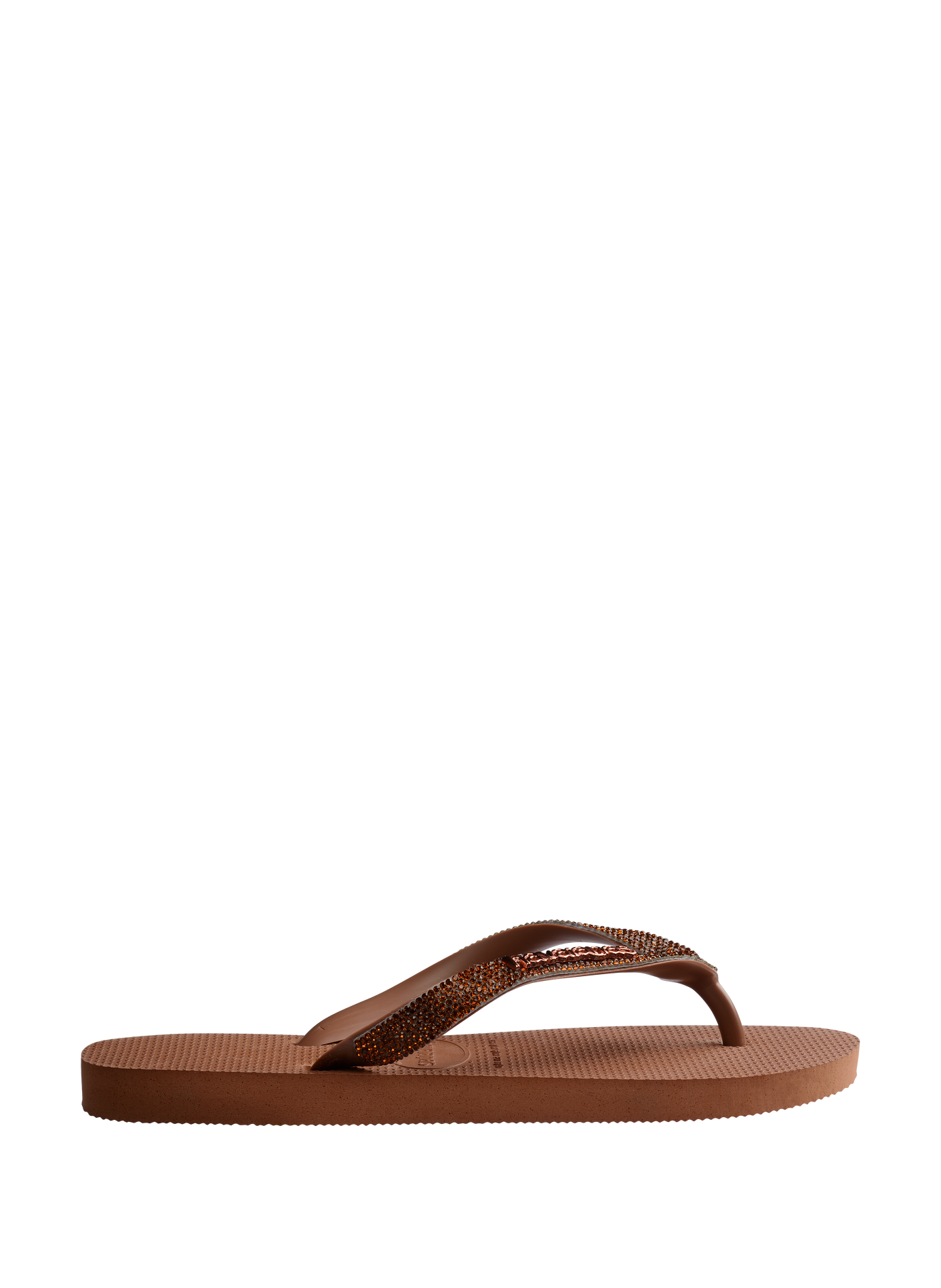 Tongs Top Glow à logo HAVAIANAS Marron