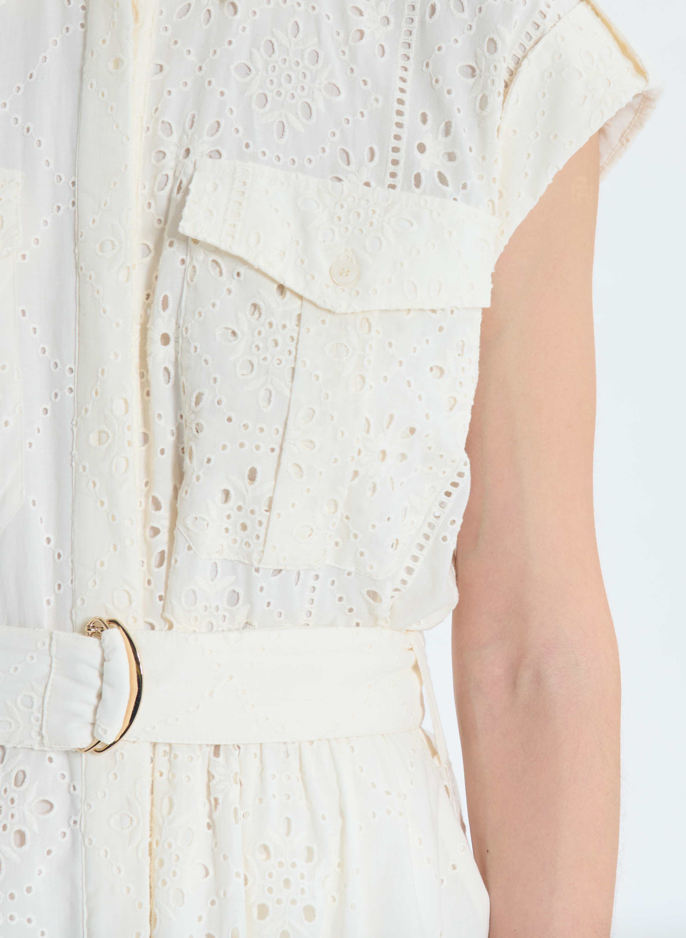 Robe  riyad ZAPA Blanc