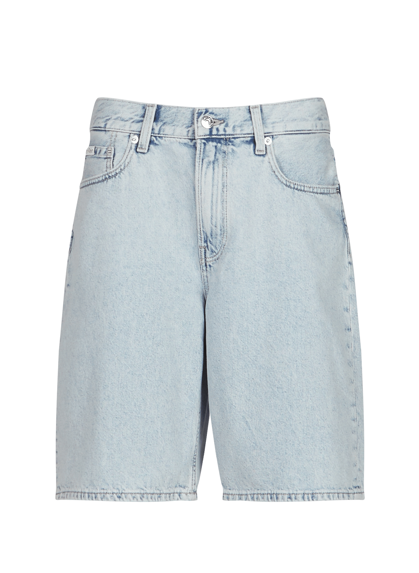 Rechte jeansrok CALVIN KLEIN Blauw