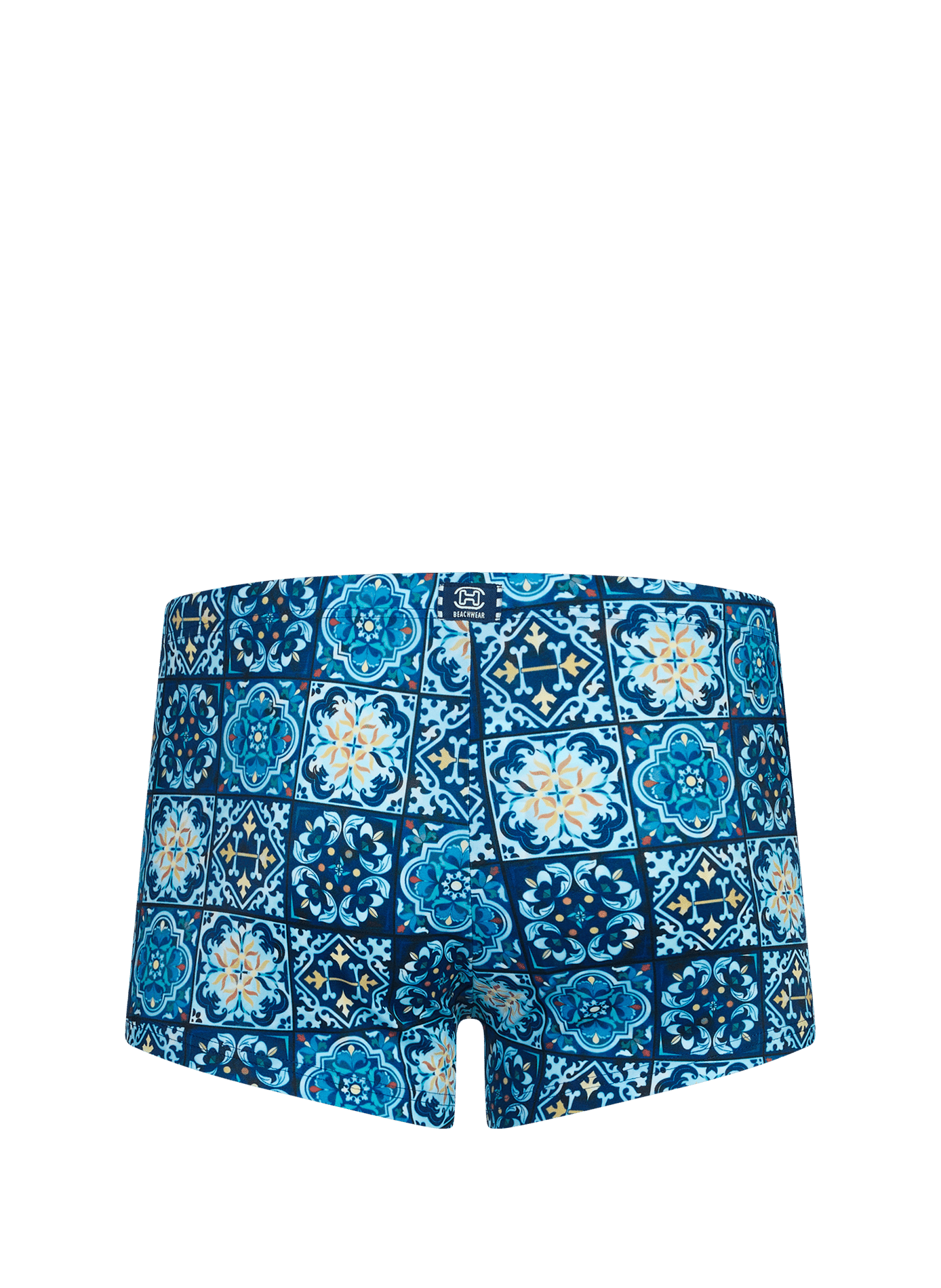 Bedruckte Badehose HOM Blau