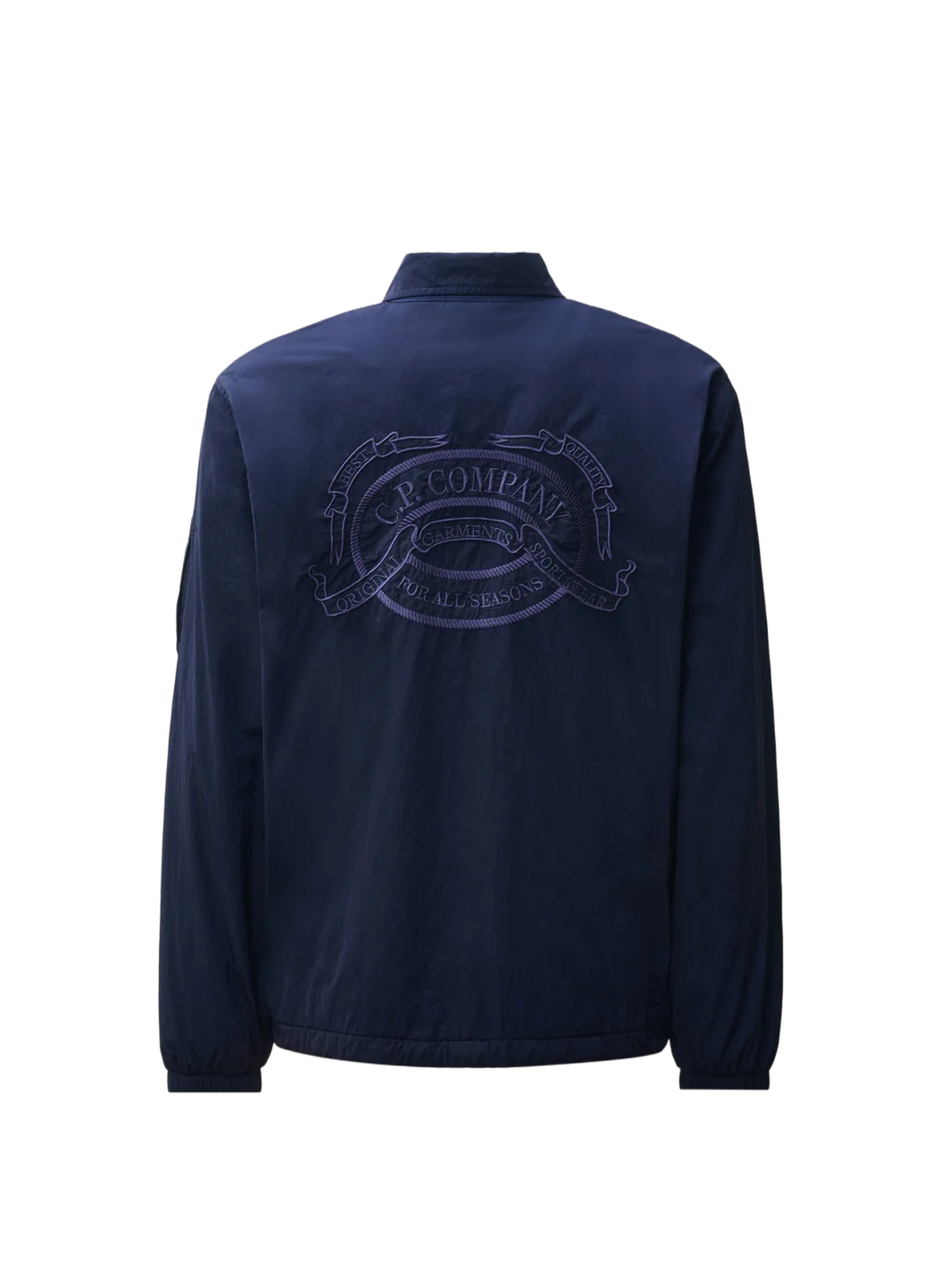 Jacket with embroidered logo CP COMPANY Blue