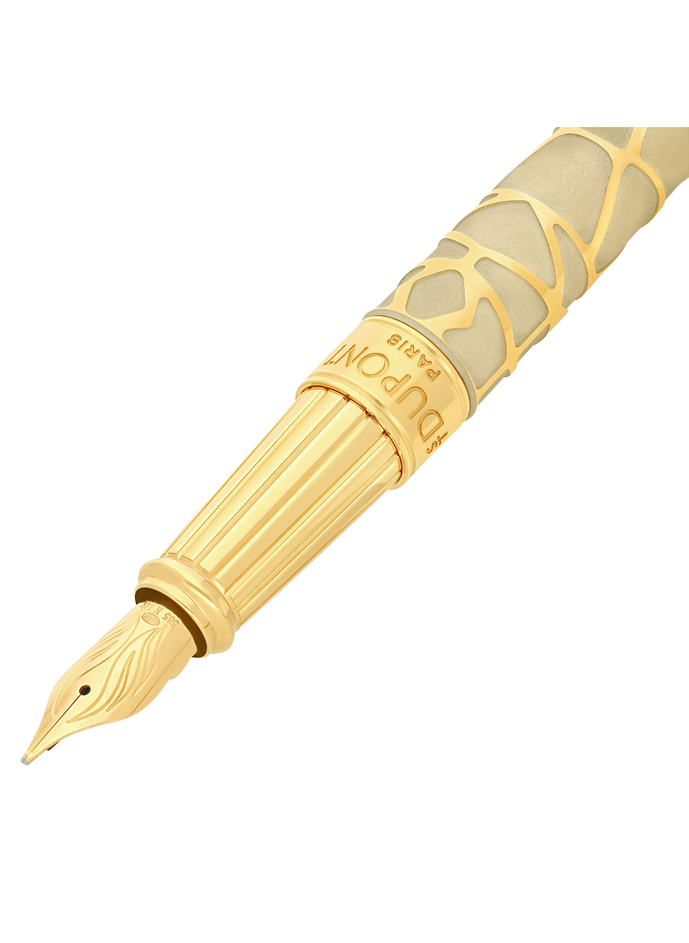 Großer Füllfederhalter Orlinski Line D Eternity S.T. DUPONT Golden
