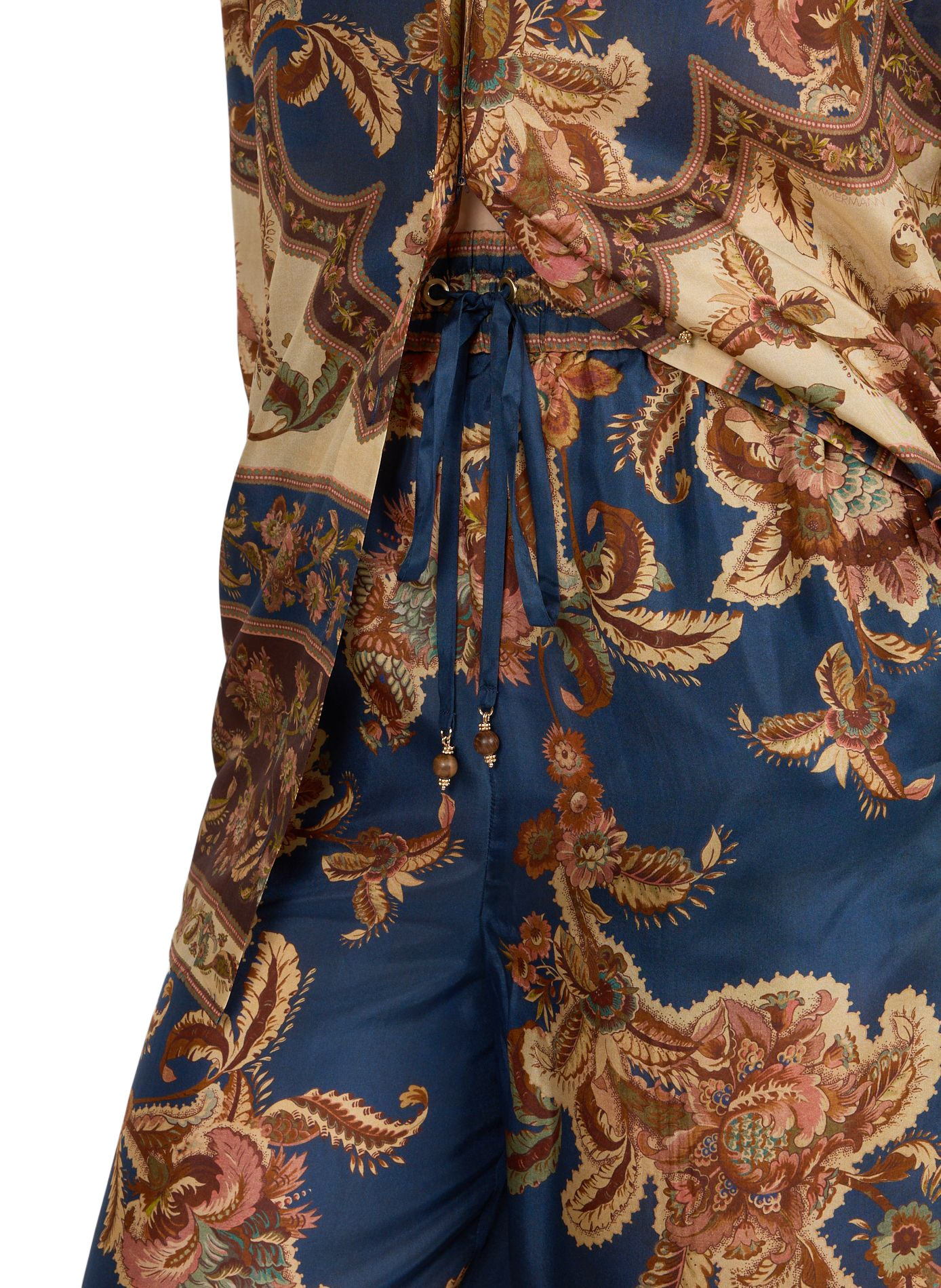 Pantalon large fluide ZIMMERMANN Bleu
