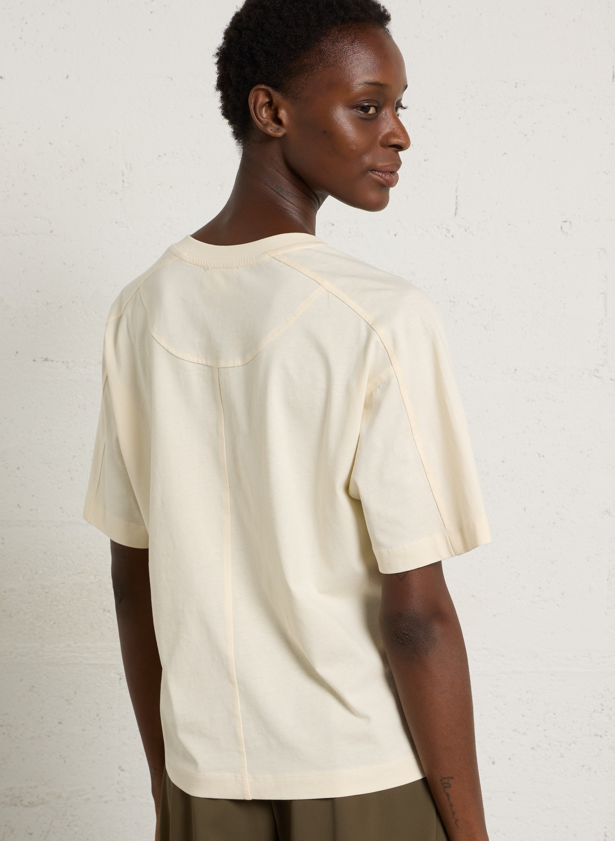 Maison 123 Maison 123 Tee-shirt col v en coton ted