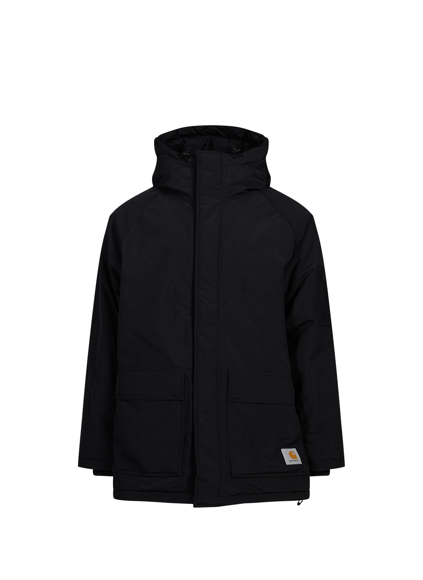 Mittellanger Parka Stanwood mit Kapuze CARHARTT WIP Schwarz