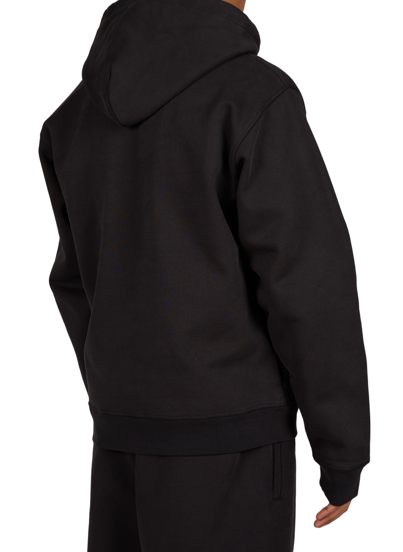 Einfarbiger Kapuzenpullover aus Baumwolle ARTE ANTWERP Schwarz