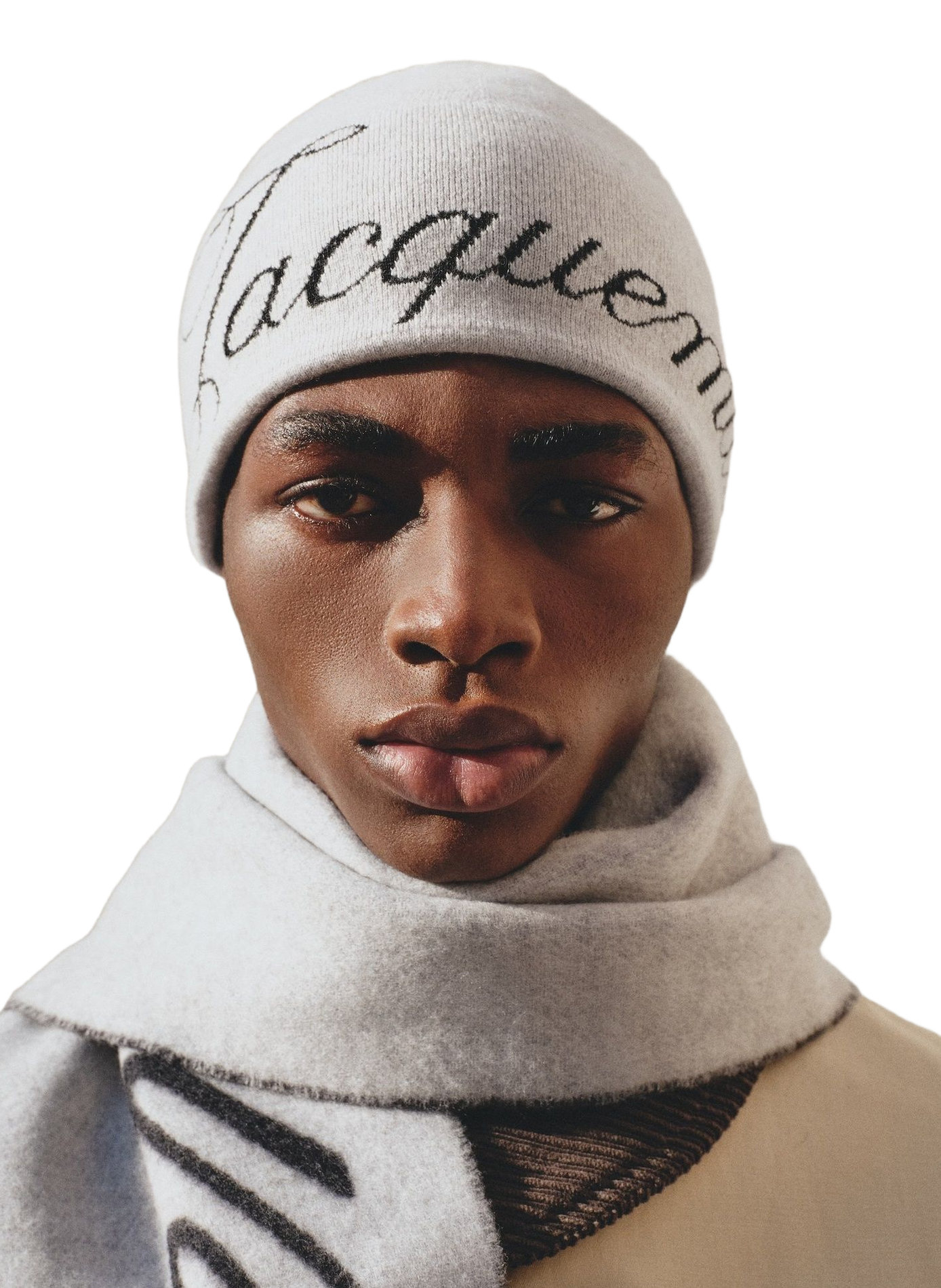 Le bonnet Atelier en laine et cachemire JACQUEMUS Grey