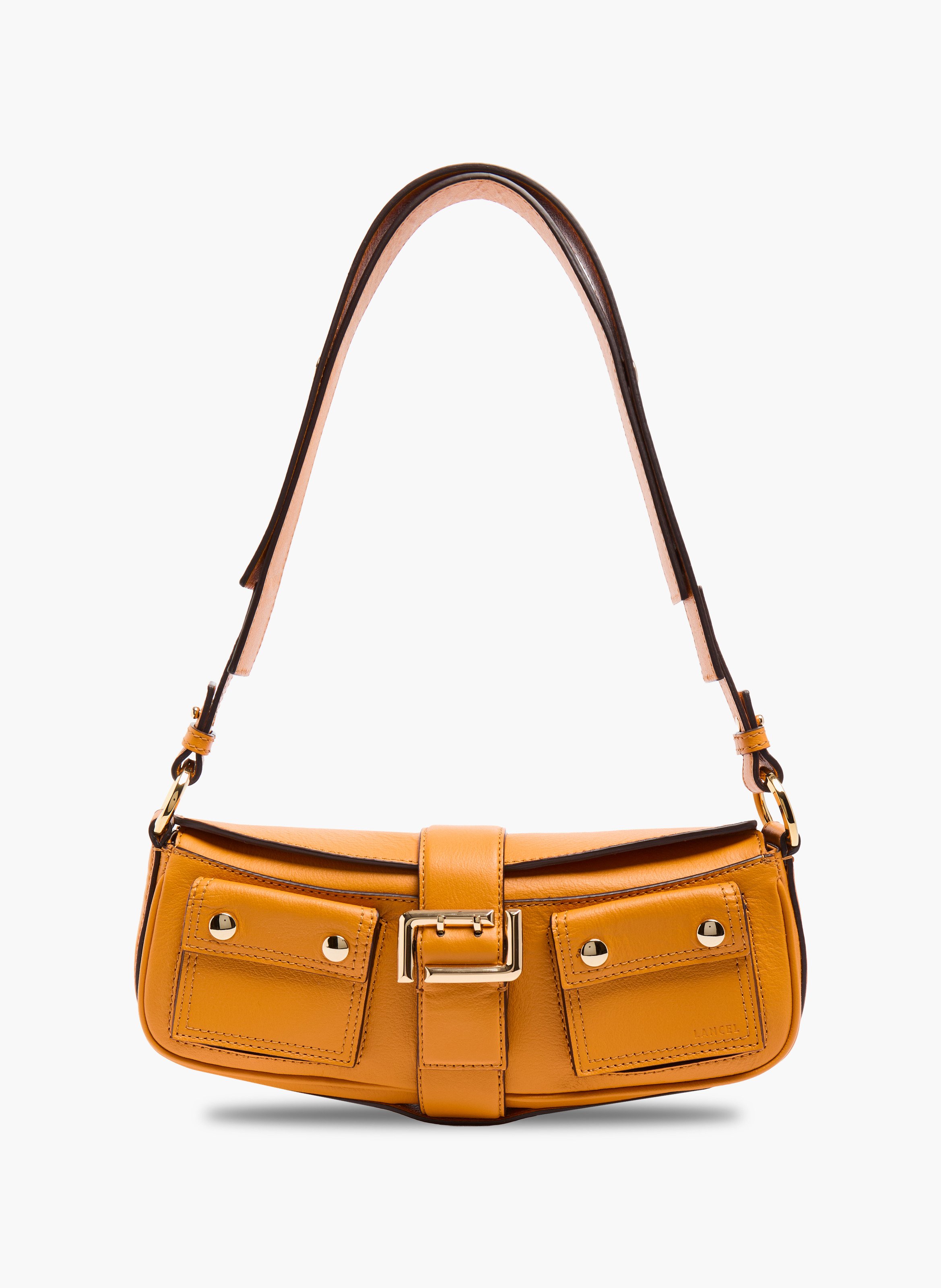 Sac fourreau multipocket de lancel, cuir grainé curcuma LANCEL Orange