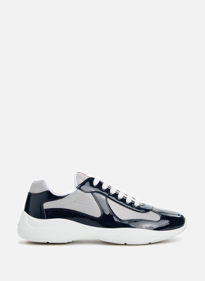 Patent leather sneakers PRADA